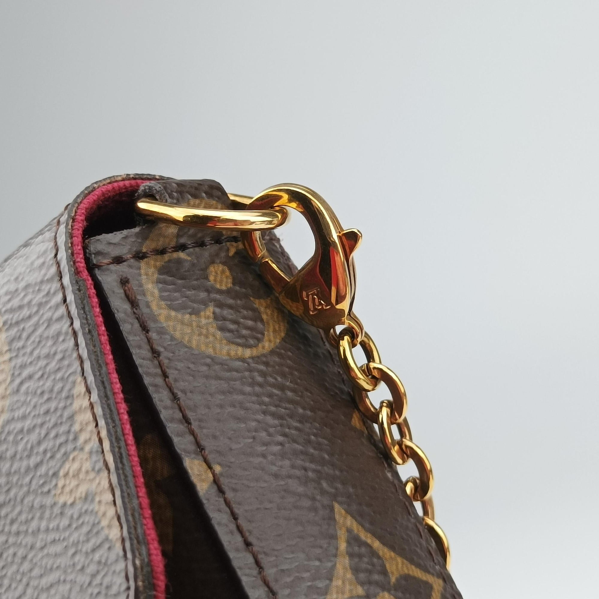 Pre-owned Louis Vuitton Pochette Felicie Brown Monogram Canvas M61276 shoulderbag | stylenewstar