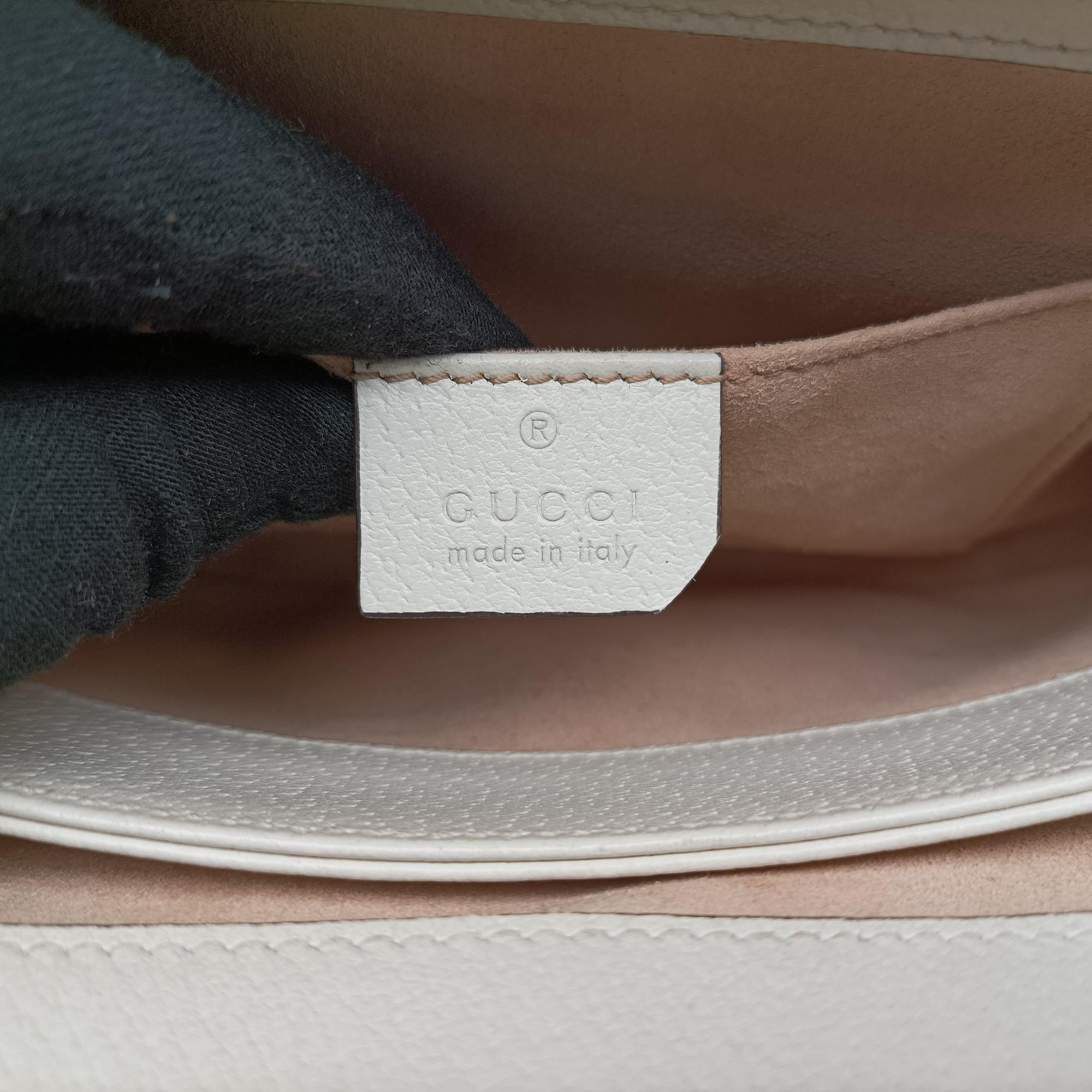 Pre-owned Gucci Ophidia Beige×White×Multicolor PVC coated canvas×Leather 503877 shoulderbag | stylenewstar