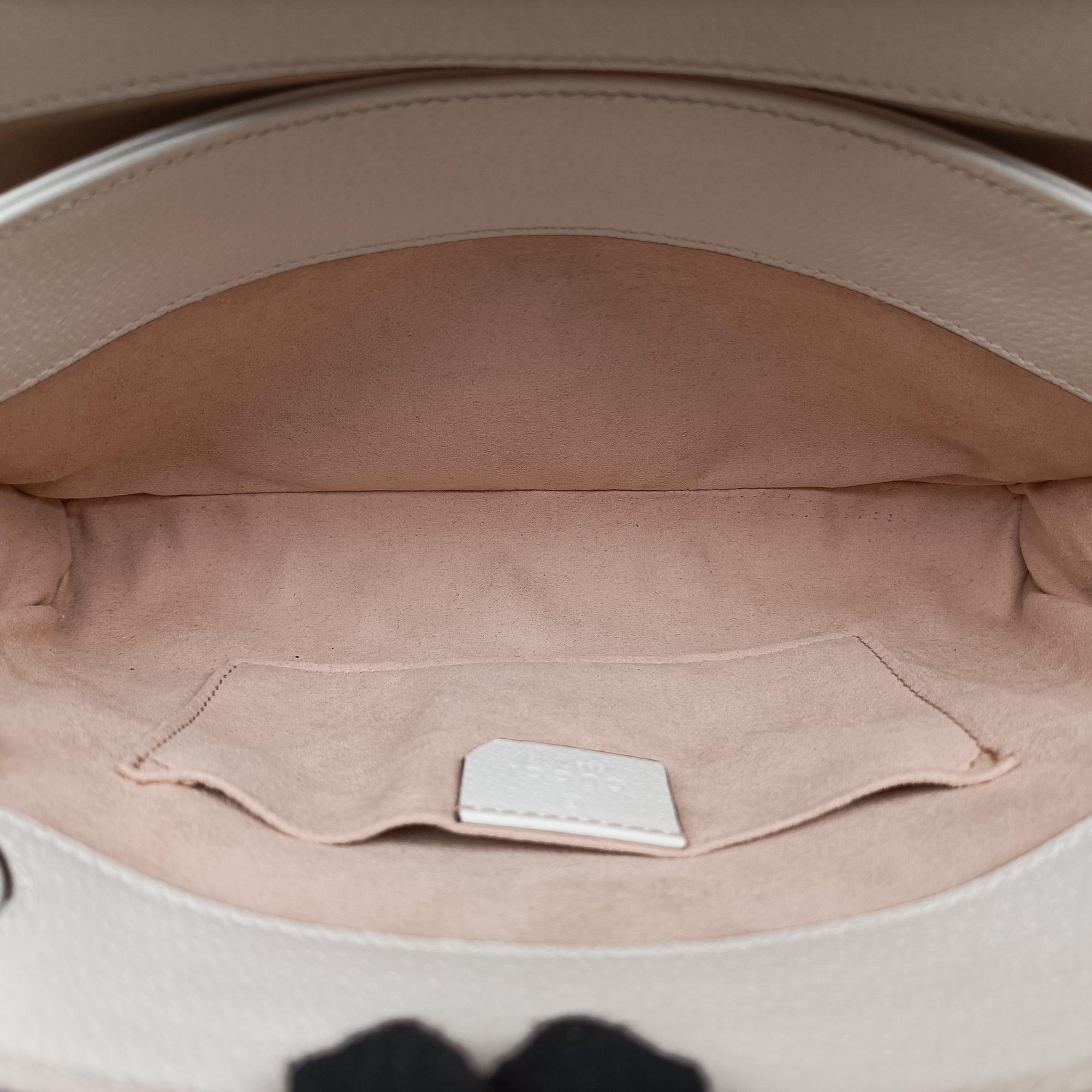 Pre-owned Gucci Ophidia Beige×White×Multicolor PVC coated canvas×Leather 503877 shoulderbag | stylenewstar