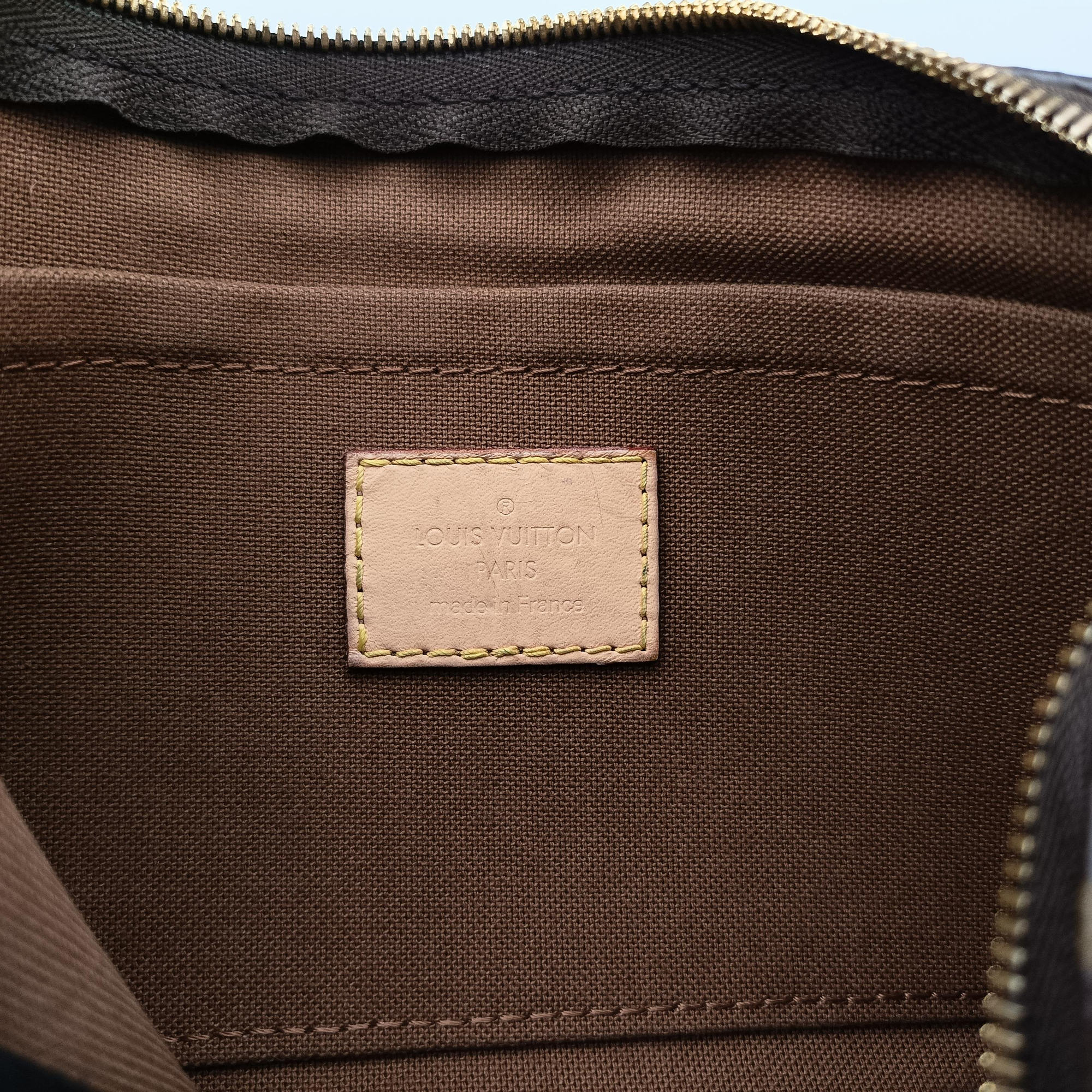 Secondhand Louis Vuitton MULTI POCHETTE ACCESSOIRES MARRON×Khaki Monogram Canvas M44840 shoulderbag | stylenewstar