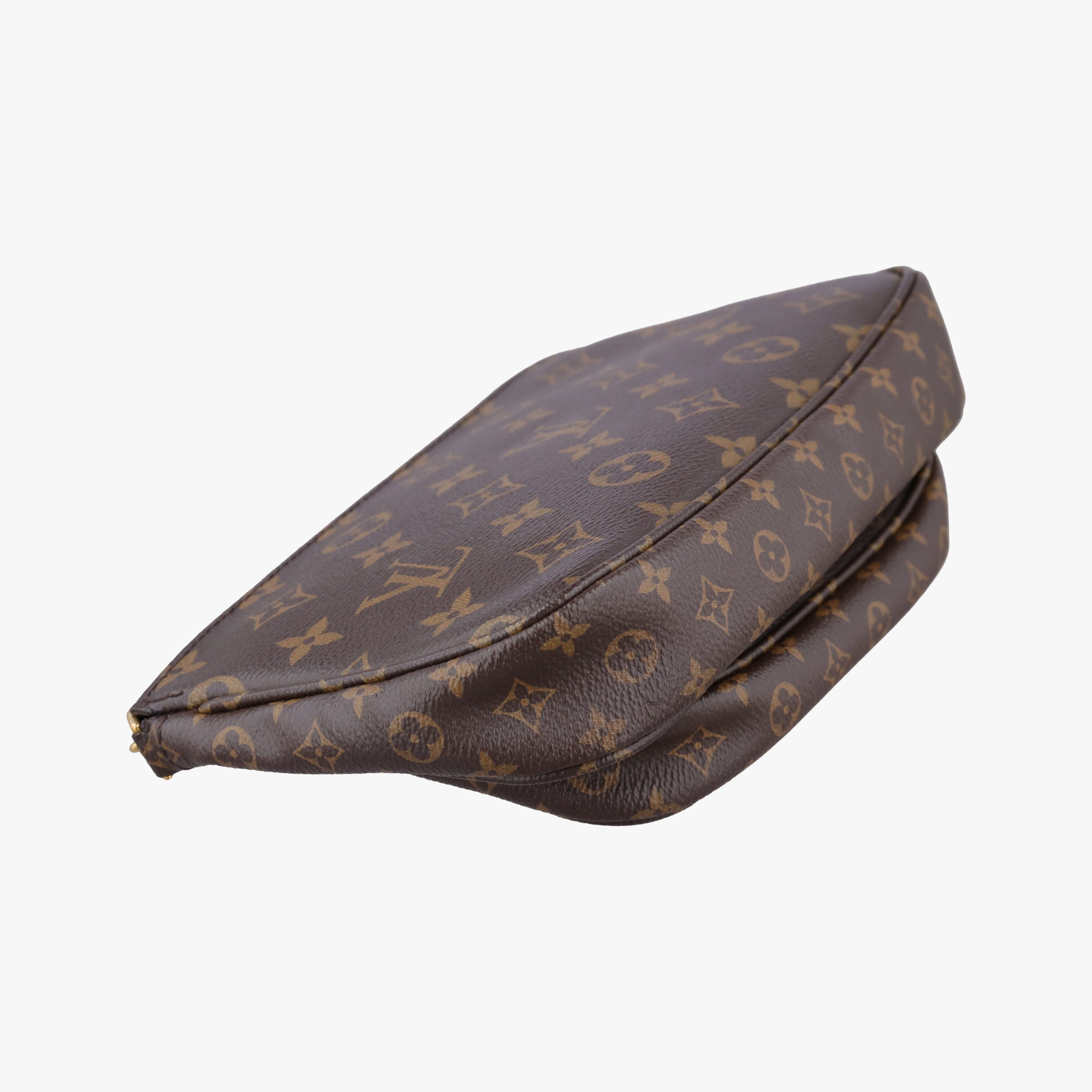 Secondhand Louis Vuitton MULTI POCHETTE ACCESSOIRES MARRON×Khaki Monogram Canvas M44840 shoulderbag | stylenewstar