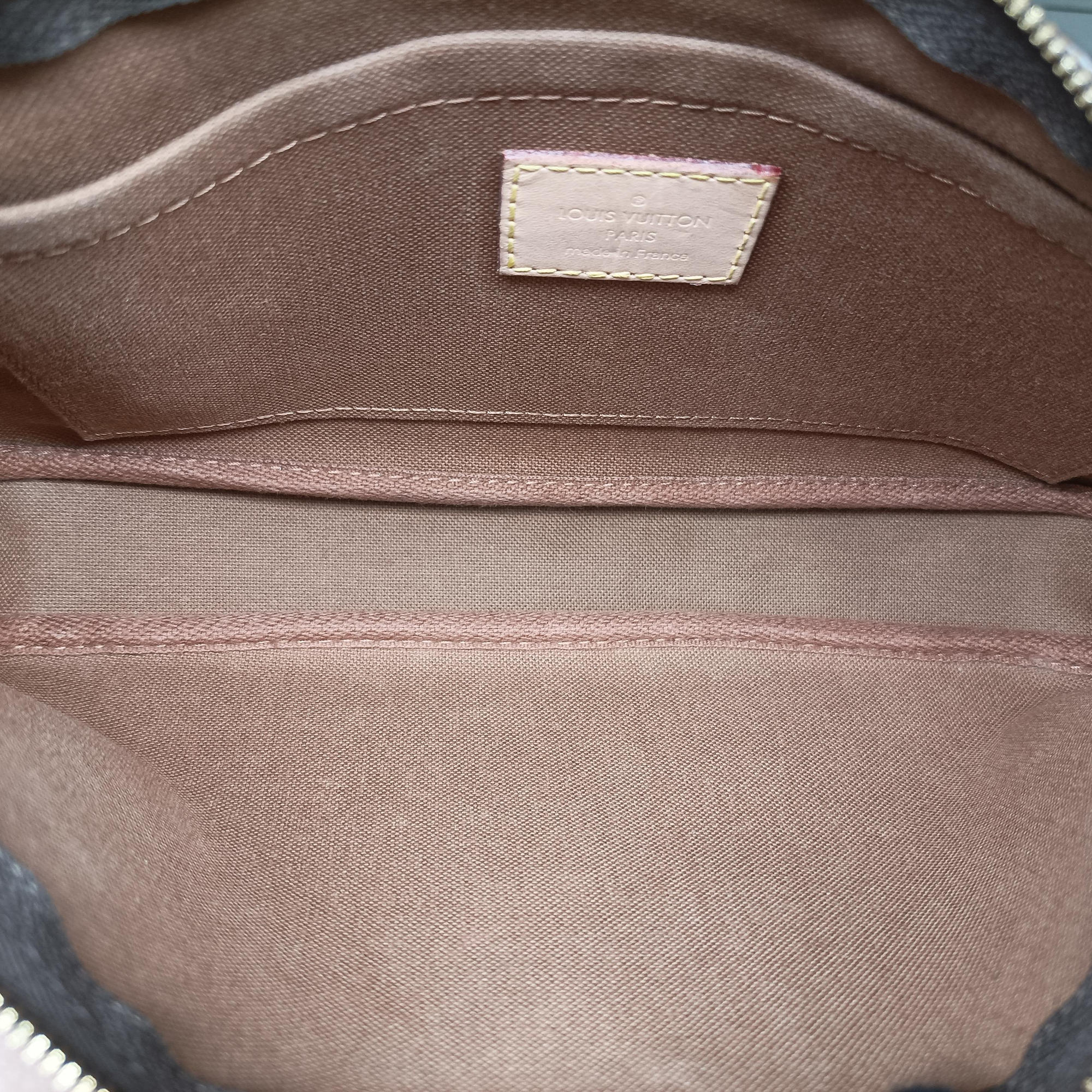 Secondhand Louis Vuitton MULTI POCHETTE ACCESSOIRES MARRON×Khaki Monogram Canvas M44840 shoulderbag | stylenewstar