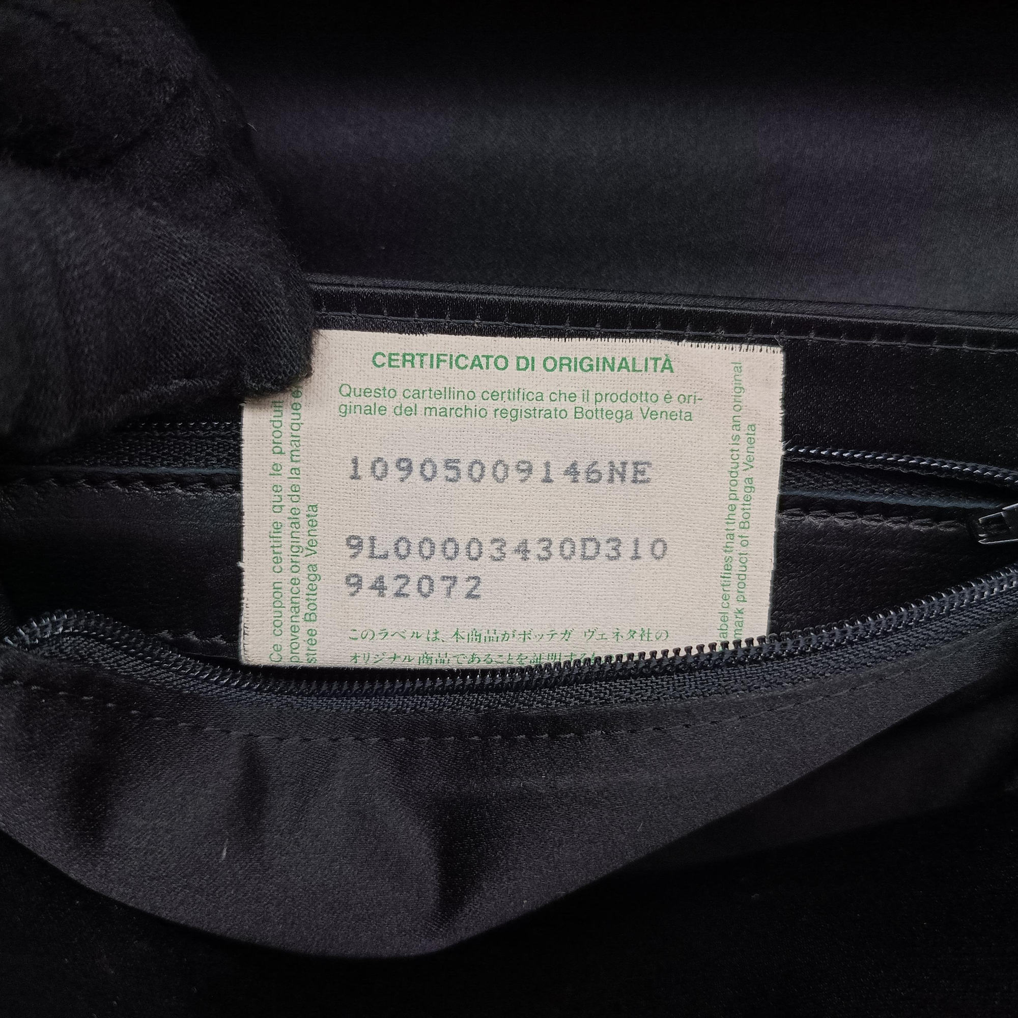 Pre-owned Bottega Veneta Intrecciato Satin Knot Flap Black Satin  shoulderbag | stylenewstar