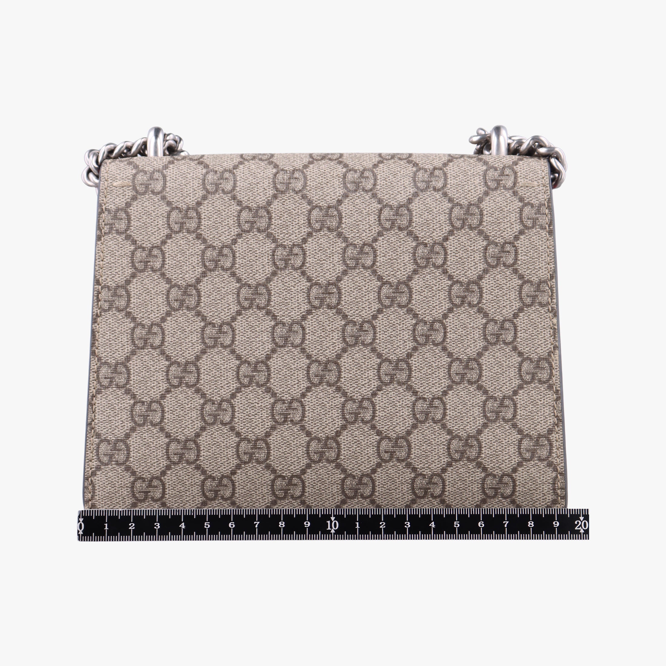 Pre-owned Gucci Dionysus beige×red PVC coated canvas × suede 421970 shoulderbag | stylenewstar