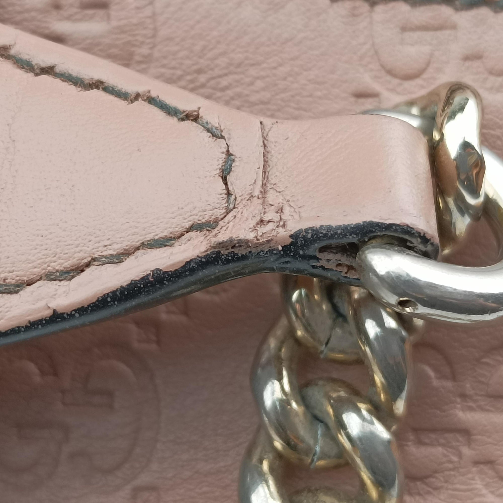Pre-owned Gucci Emily Beige Leather 295402 shoulderbag | stylenewstar