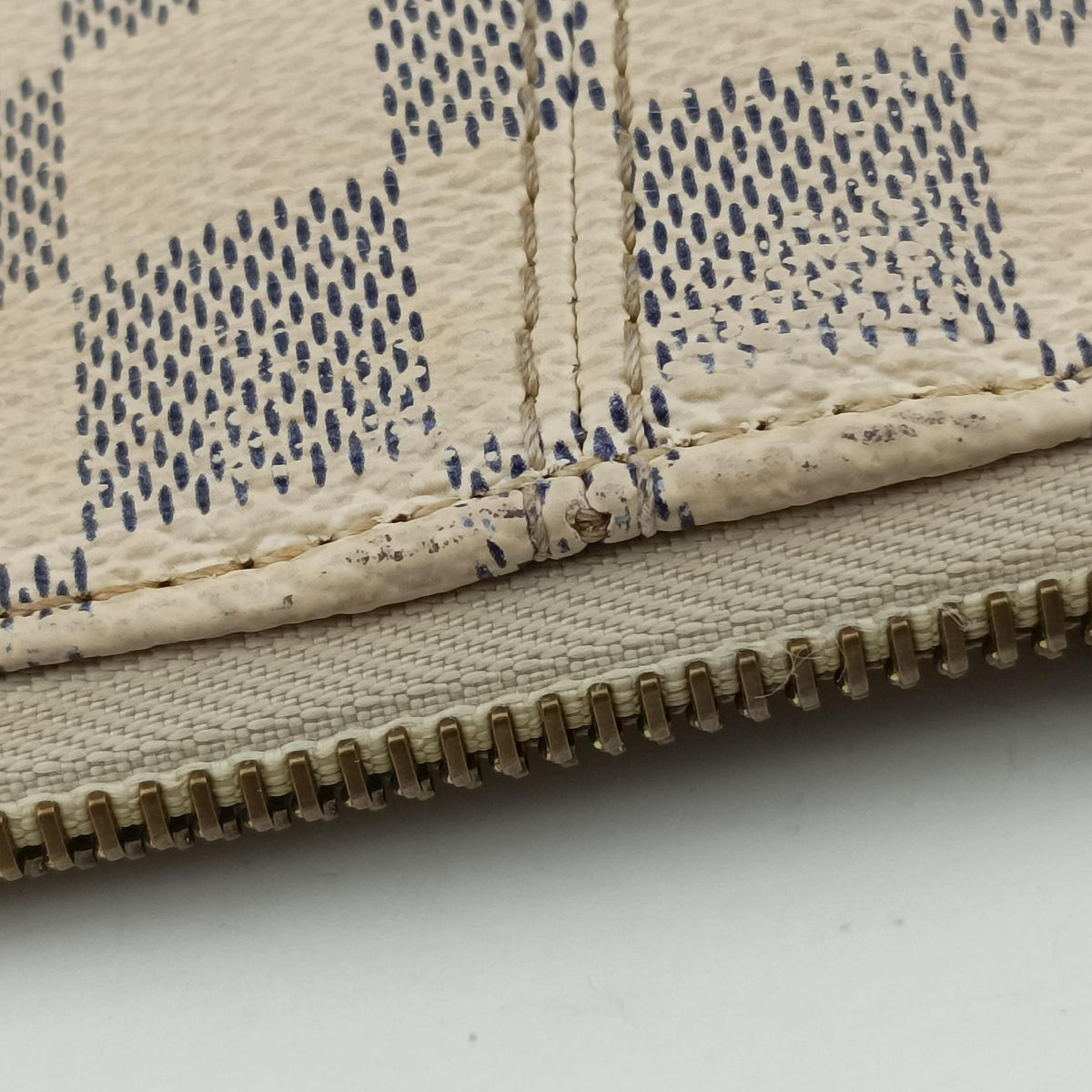 Pre-owned Louis Vuitton TOTALLY MM Azur Damier Canvas N51262 handbag | stylenewstar
