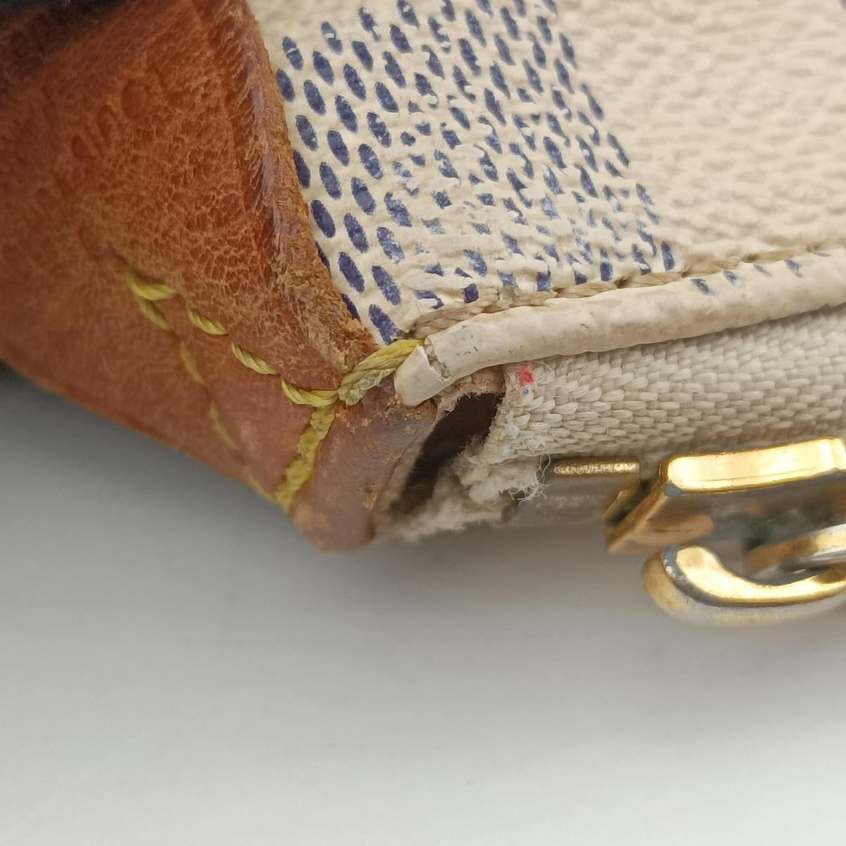 Secondhand Louis Vuitton TOTALLY MM Azur Damier Canvas N51262 handbag | stylenewstar