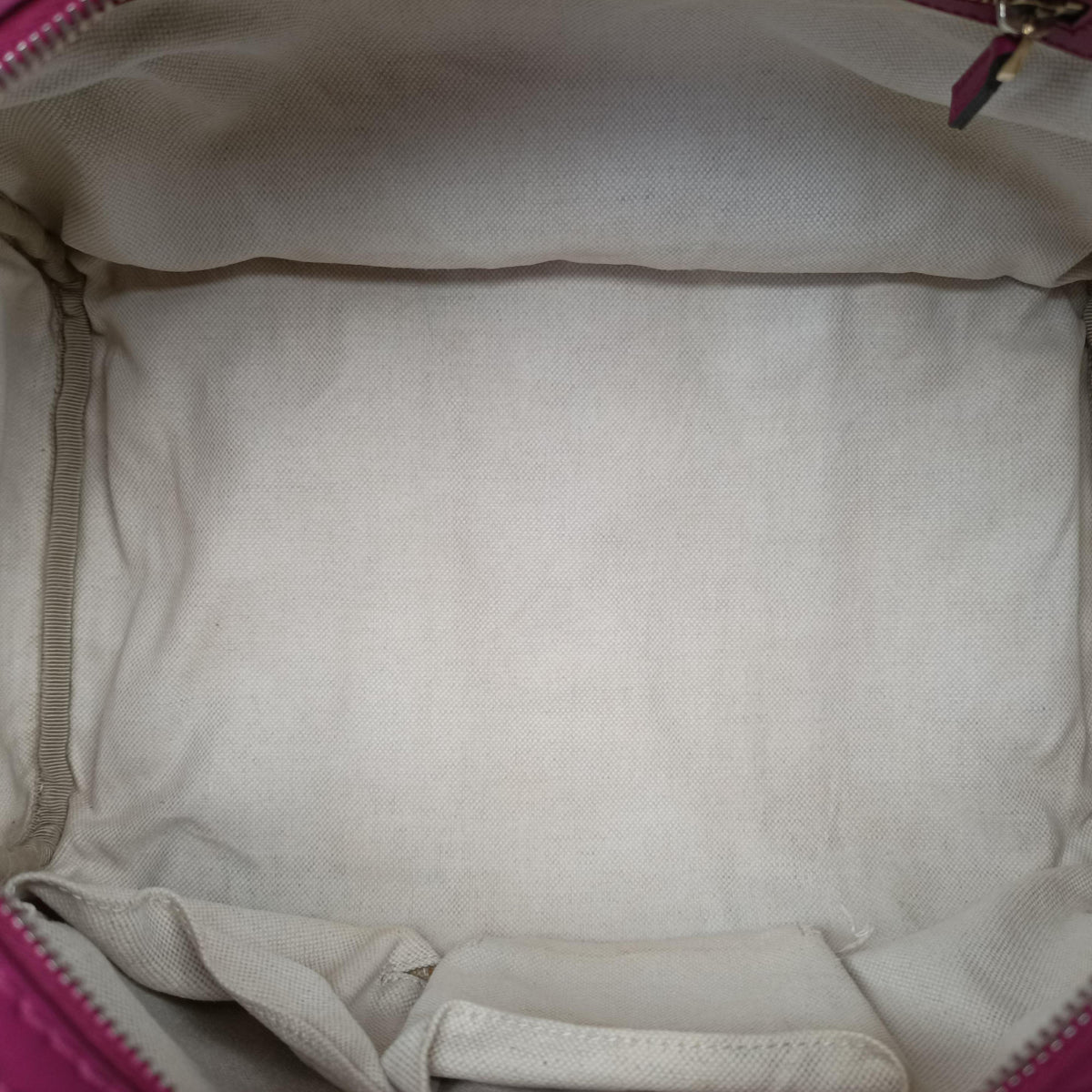 Pre-owned Gucci Sherry Line beige×rose Canvas×Leather 247205 shoulderbag | stylenewstar