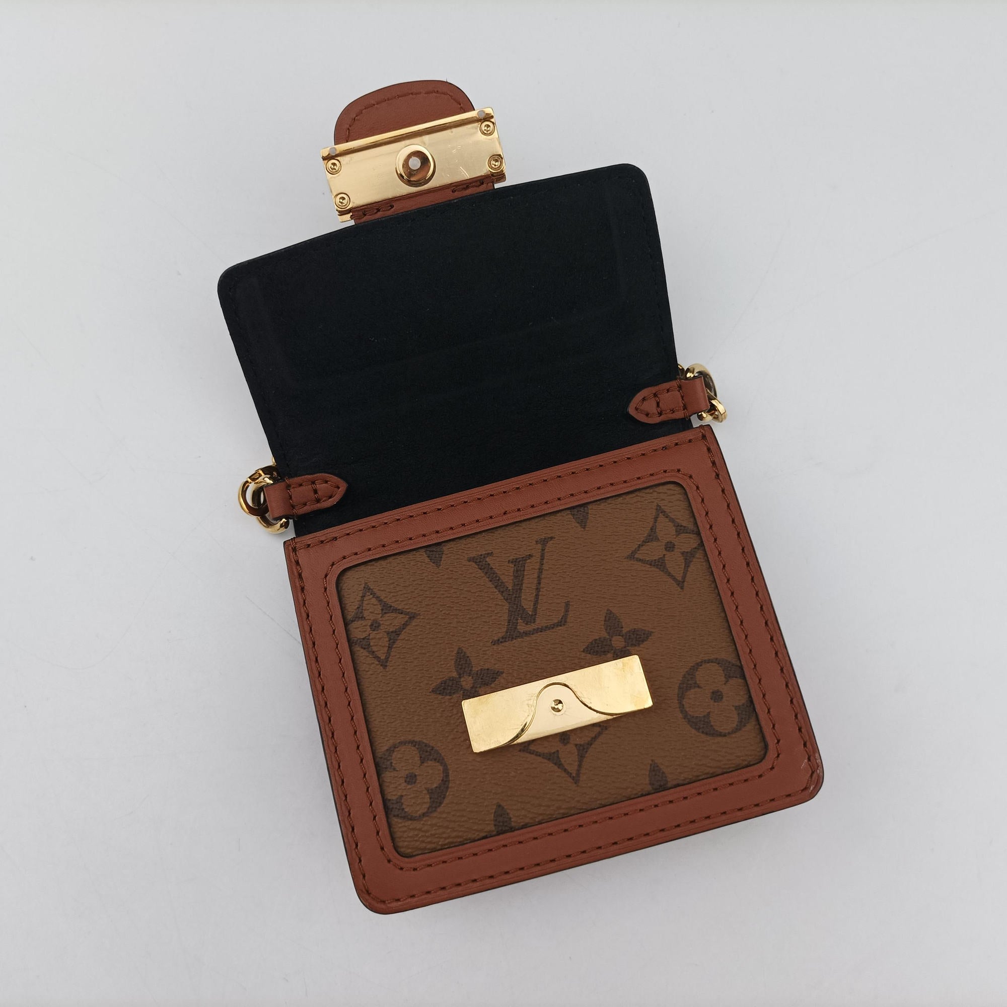 Pre-owned Louis Vuitton DAUPHINE　BB brown Monogram Canvas M68621 shoulderbag | stylenewstar
