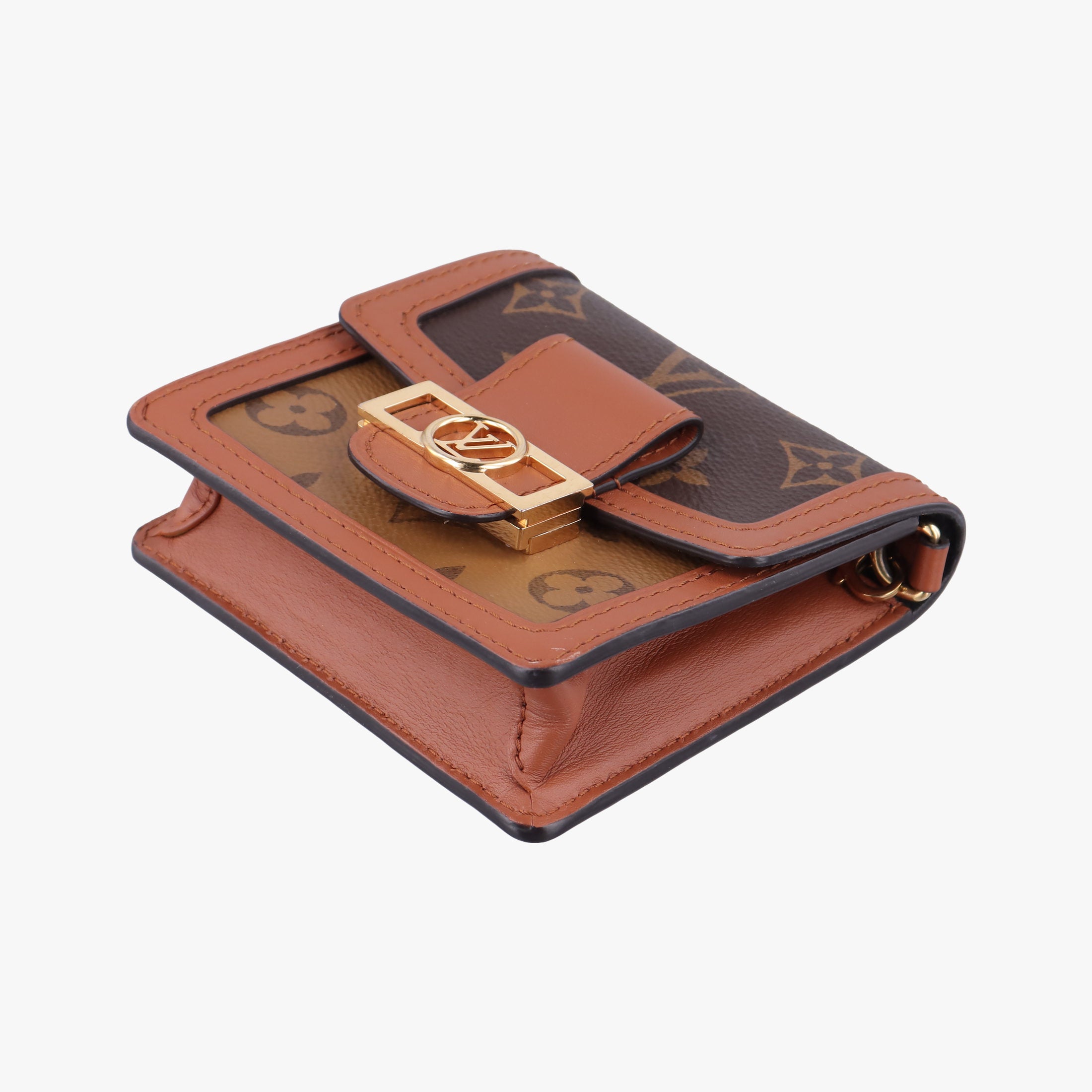 Pre-owned Louis Vuitton DAUPHINE　BB brown Monogram Canvas M68621 shoulderbag | stylenewstar