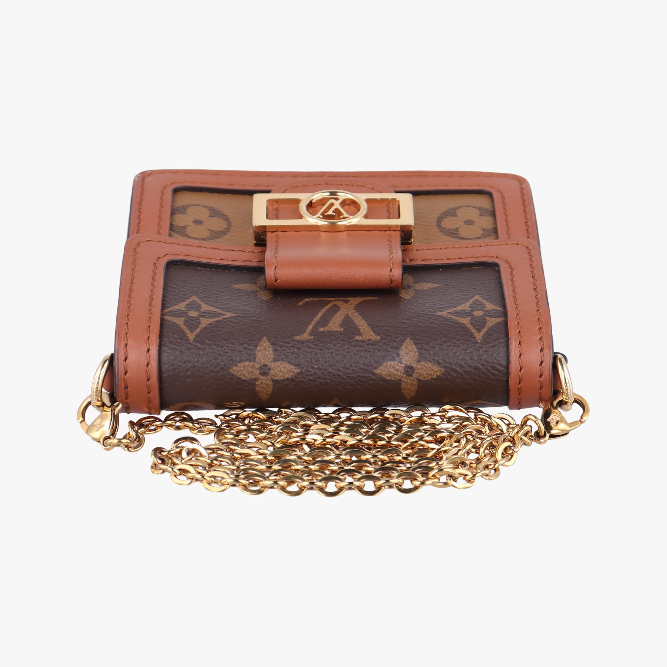 Pre-owned Louis Vuitton DAUPHINE　BB brown Monogram Canvas M68621 shoulderbag | stylenewstar