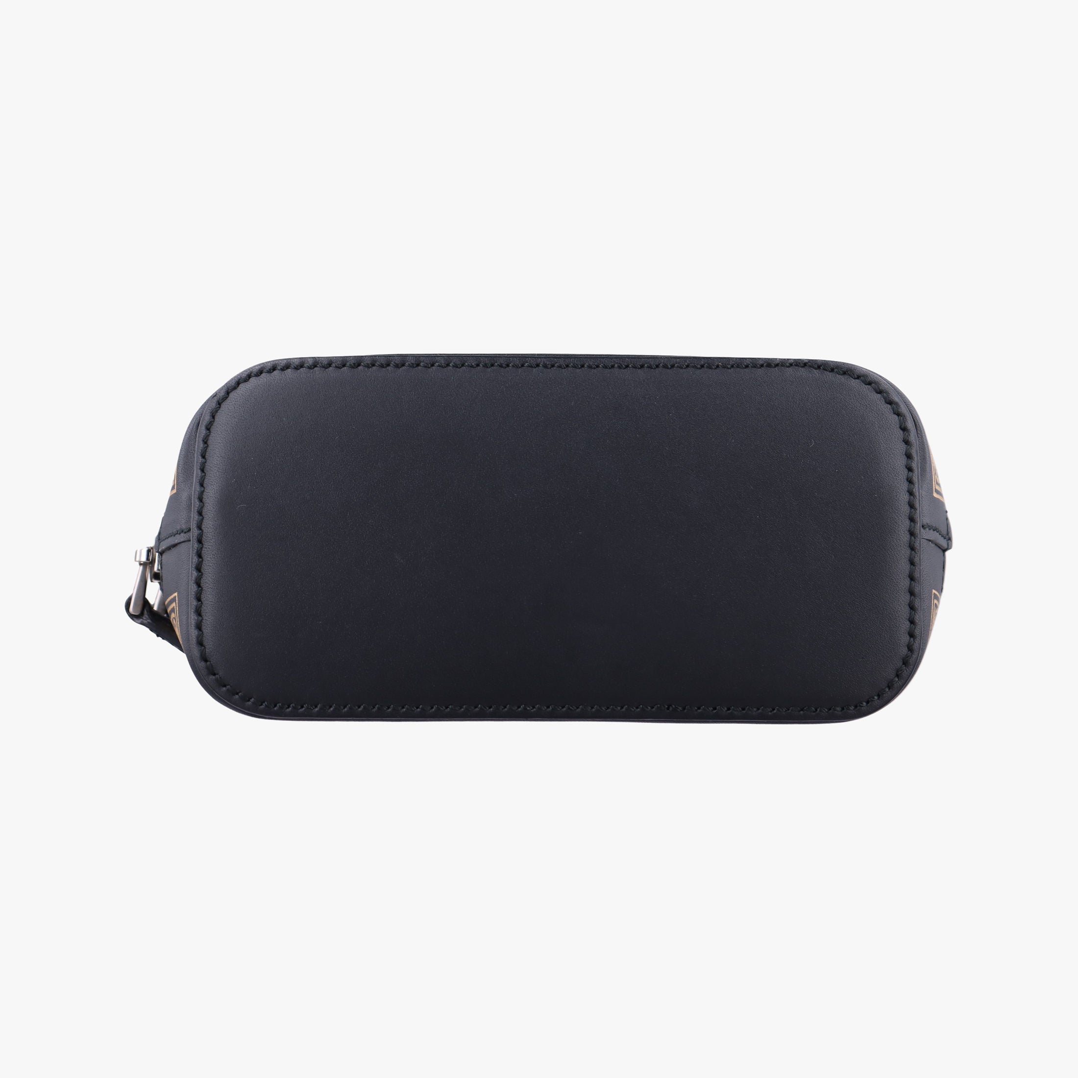 Pre-owned Gucci SEGA collaboration GUCCY print Black Leather 511189 shoulderbag | stylenewstar