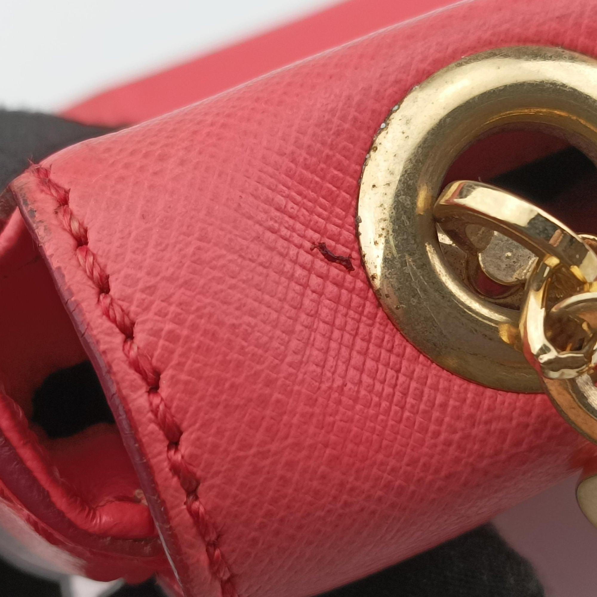 Pre-owned Ferragamo Gancini Pink Leather  shoulderbag | stylenewstar