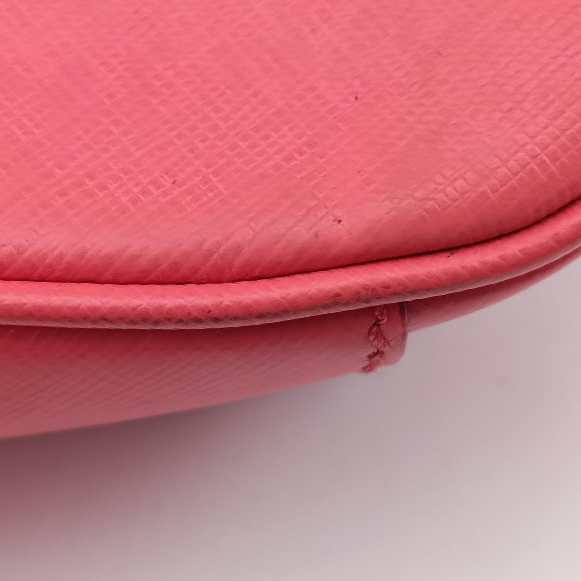 Pre-owned Ferragamo Gancini Pink Leather  shoulderbag | stylenewstar