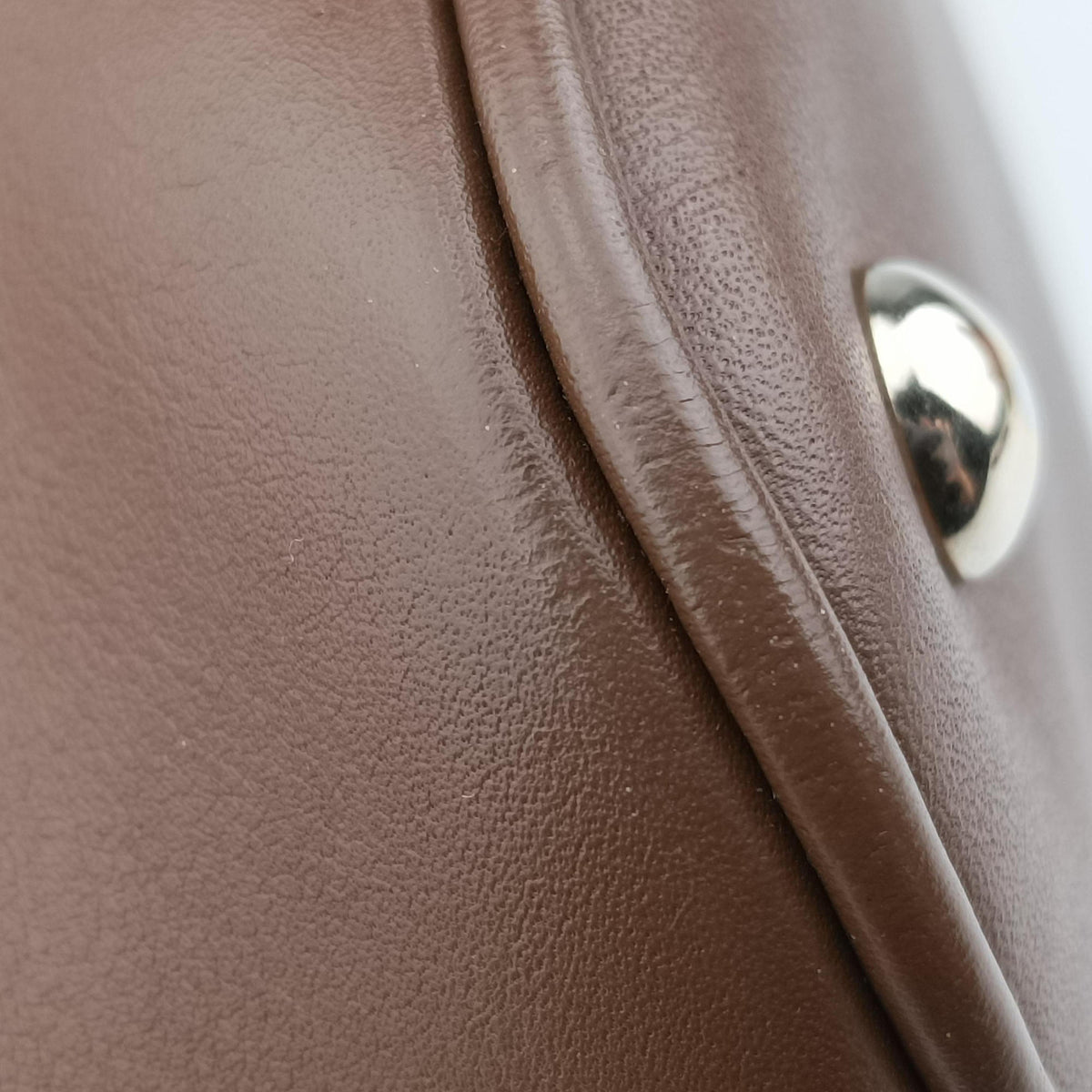 Pre-owned Gucci GG SUPREME DOME BEIGE×BROWN PVC coated canvas×Leather 309617 shoulderbag | stylenewstar