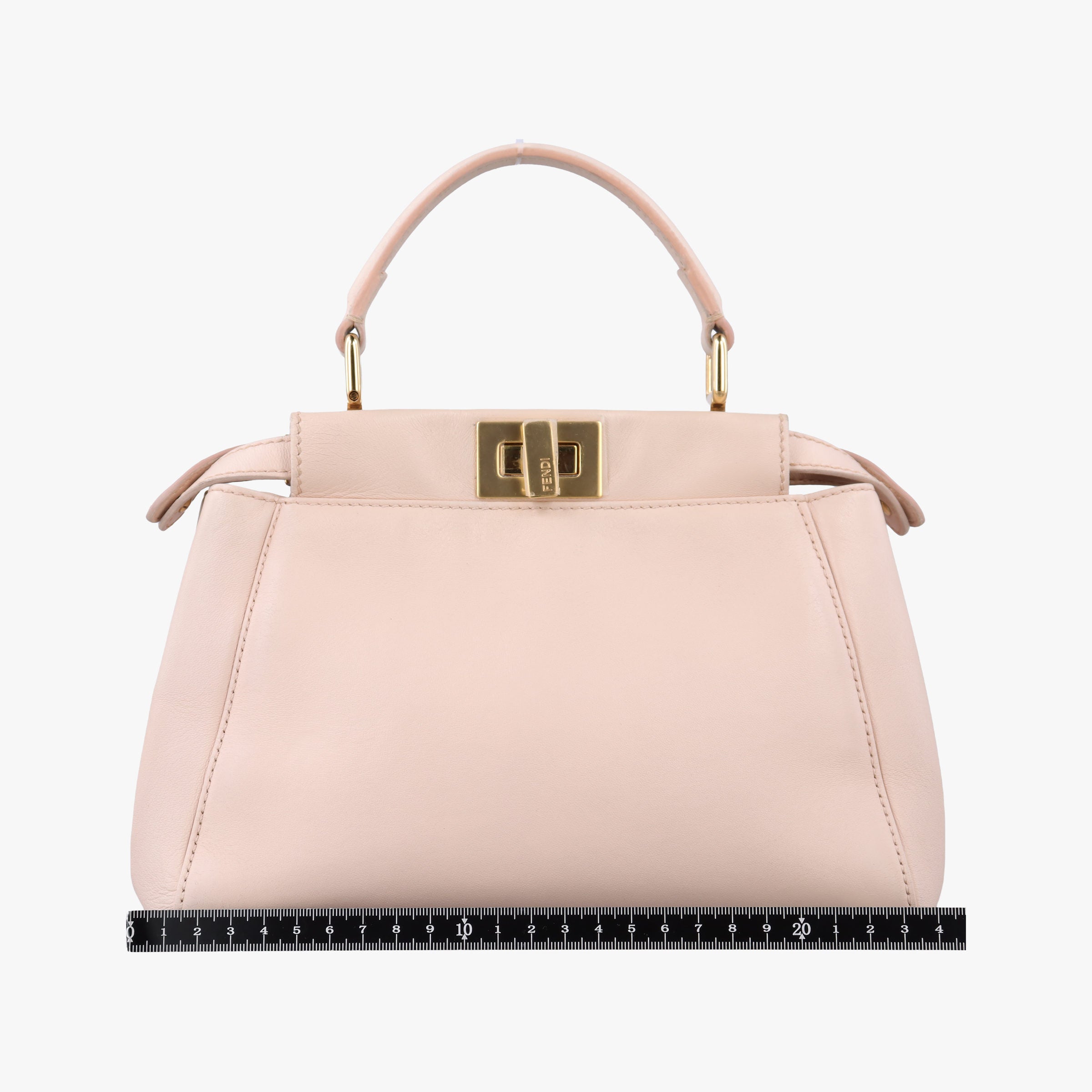 Pre-owned Fendi PEEKABOO Pink Leather 8BN244 shoulderbag | stylenewstar
