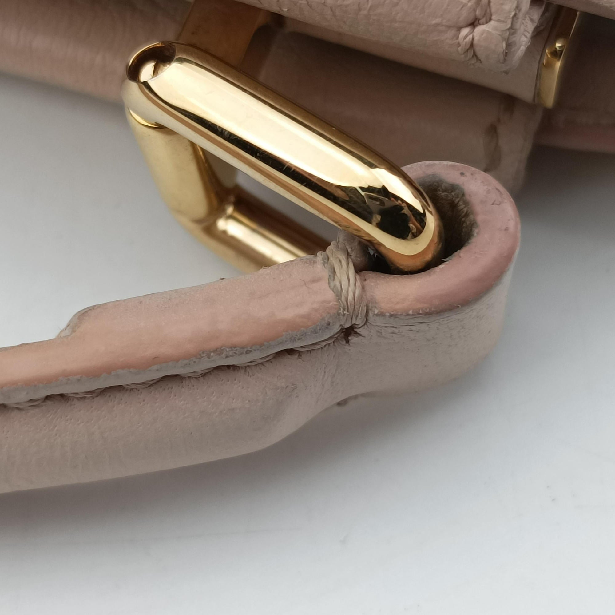 Pre-owned Fendi PEEKABOO Pink Leather 8BN244 shoulderbag | stylenewstar