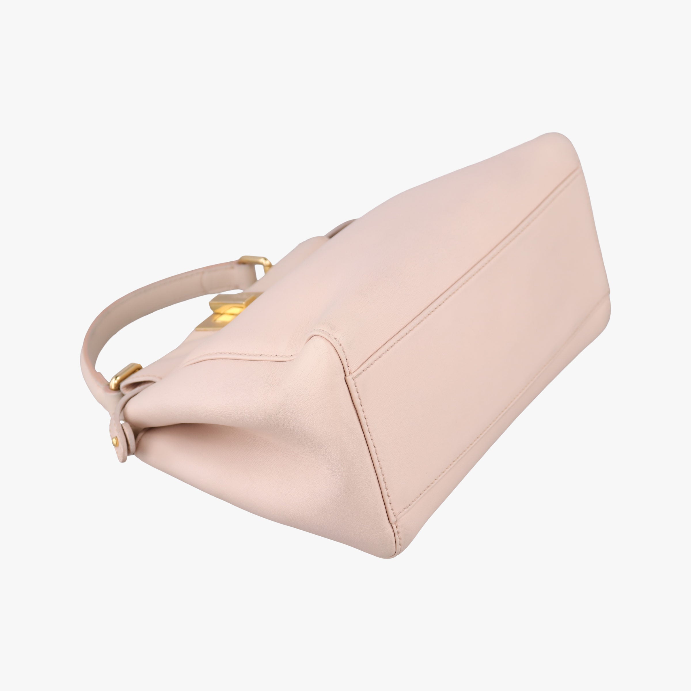 Pre-owned Fendi PEEKABOO Pink Leather 8BN244 shoulderbag | stylenewstar