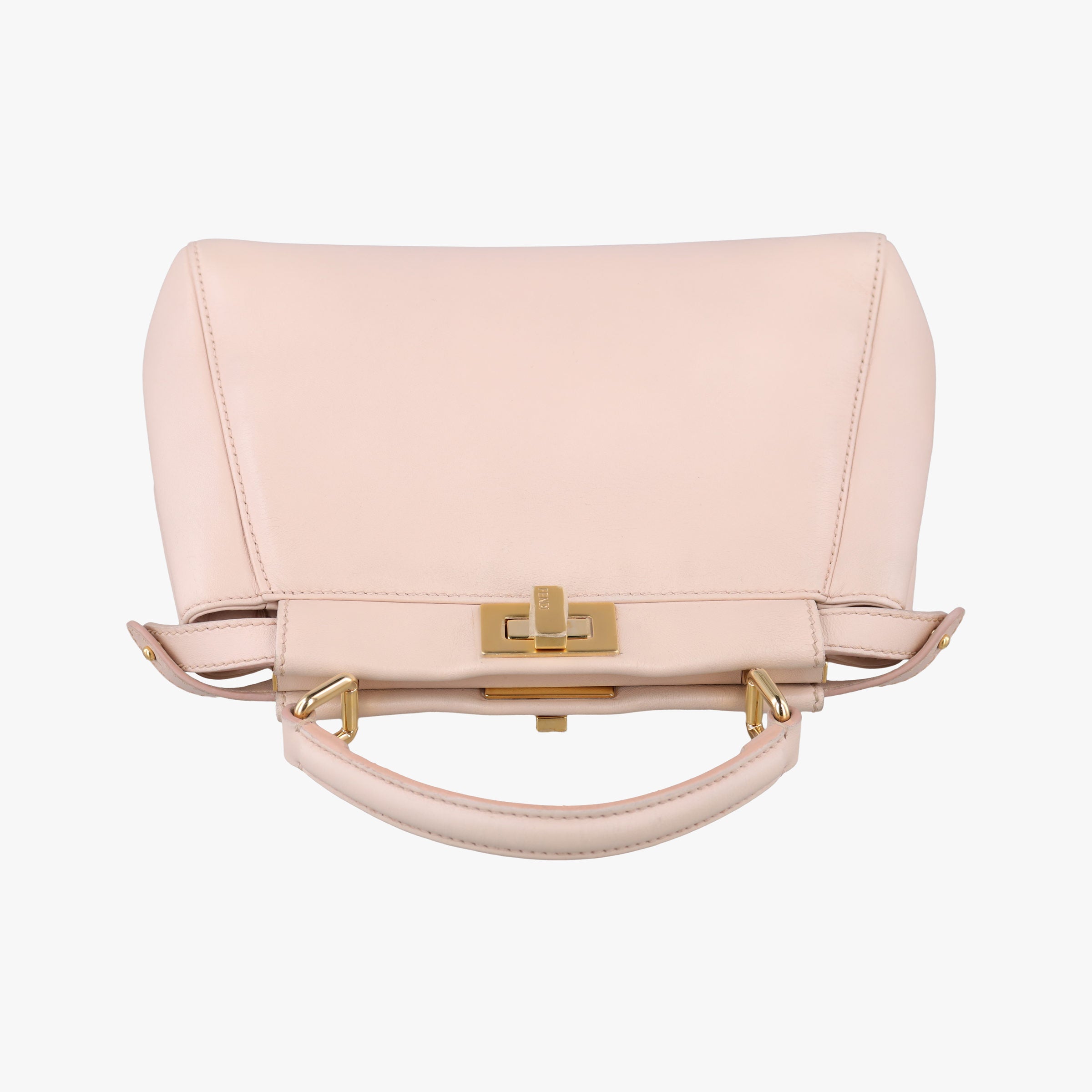 Pre-owned Fendi PEEKABOO Pink Leather 8BN244 shoulderbag | stylenewstar