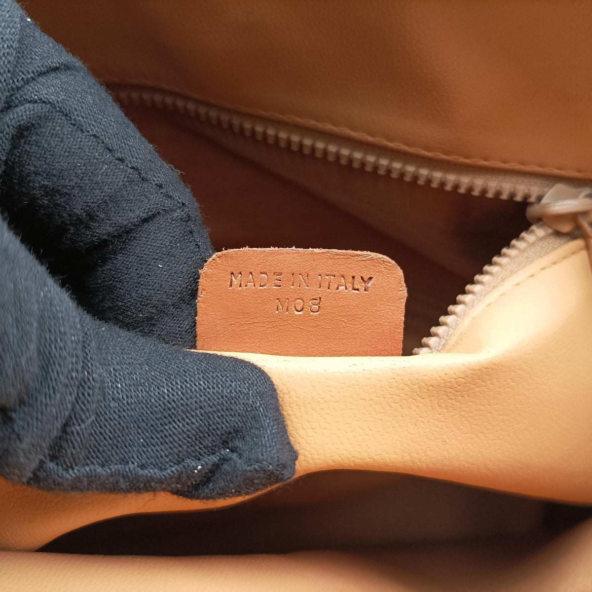 Pre-owned Celine Macadam pattern Beige×brown PVC-coated canvas×leather  handbag | stylenewstar