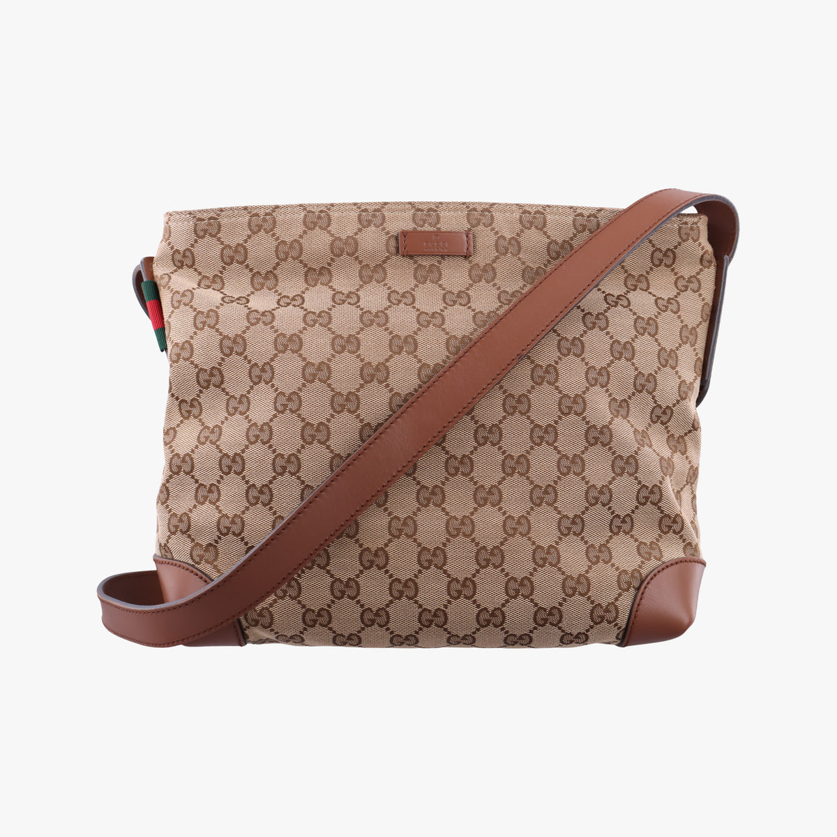 Vintage Gucci GG Canvas Camel Canvas×Leather 337598 shoulderbag | stylenewstar