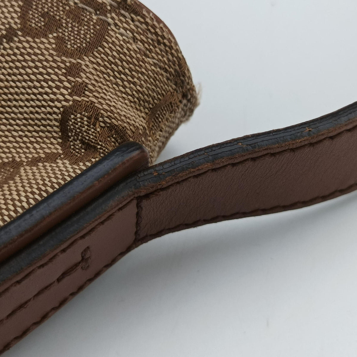 Vintage Gucci GG Canvas Camel Canvas×Leather 337598 shoulderbag | stylenewstar
