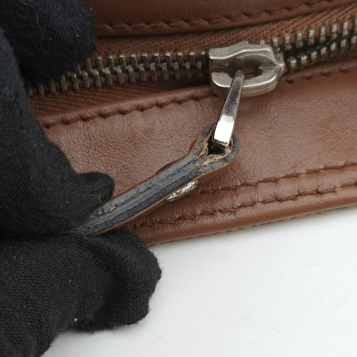 Vintage Gucci GG Canvas Camel Canvas×Leather 337598 shoulderbag | stylenewstar