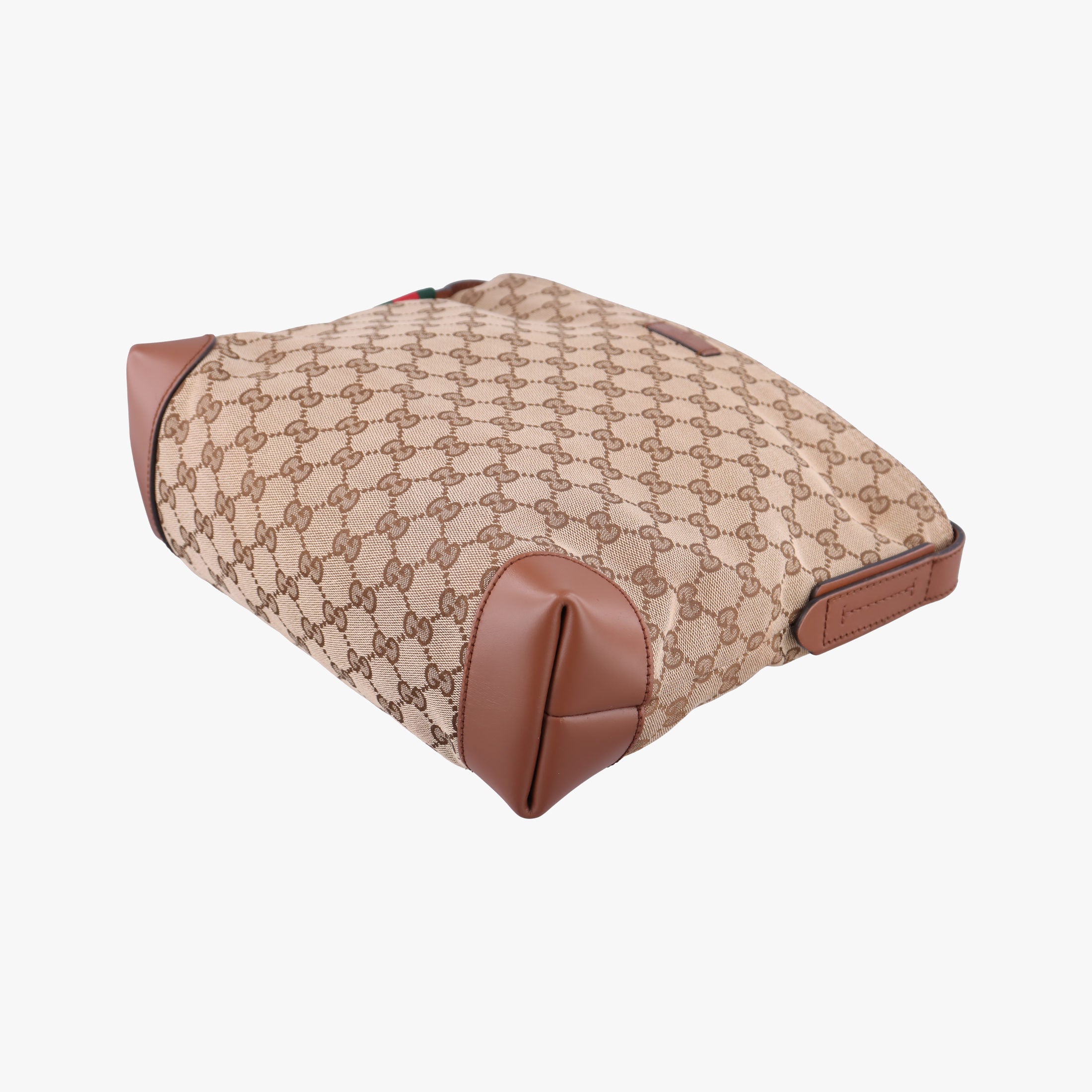 Vintage Gucci GG Canvas Camel Canvas×Leather 337598 shoulderbag | stylenewstar