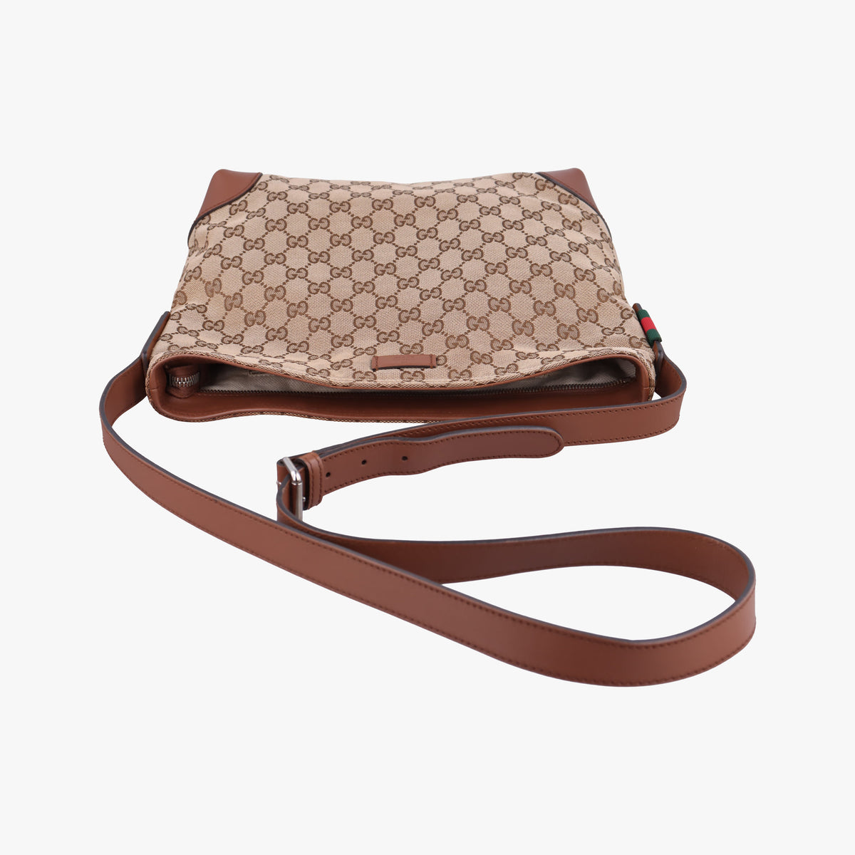Vintage Gucci GG Canvas Camel Canvas×Leather 337598 shoulderbag | stylenewstar