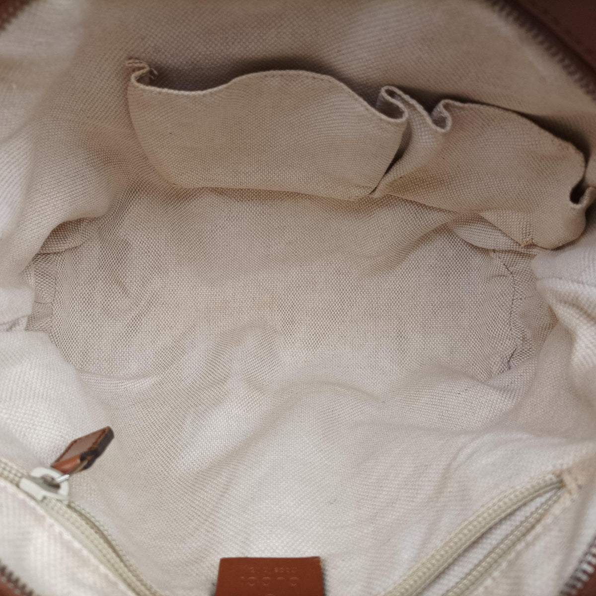 Vintage Gucci GG Canvas Camel Canvas×Leather 337598 shoulderbag | stylenewstar