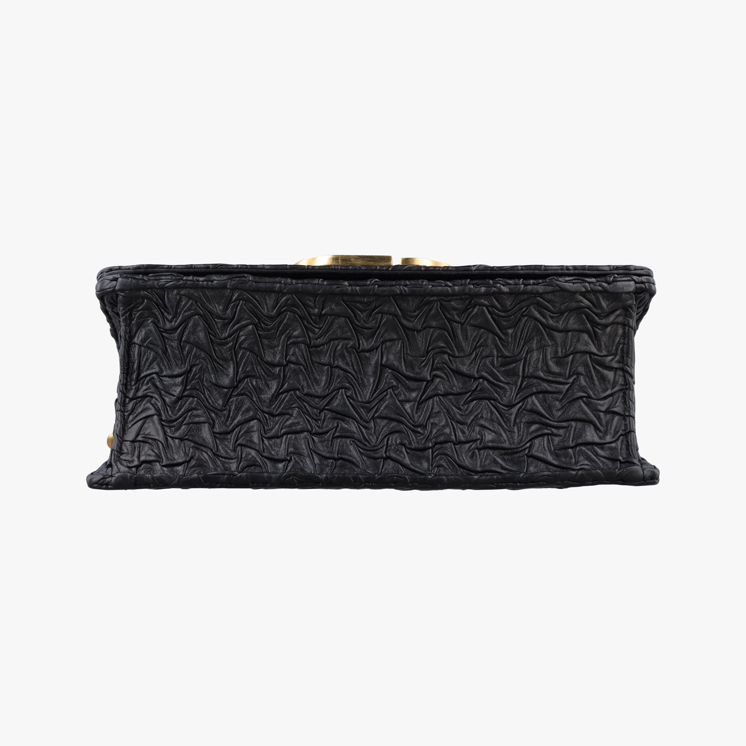 Pre-owned Christian Dior 30 Montaigne Black Leather  shoulderbag | stylenewstar