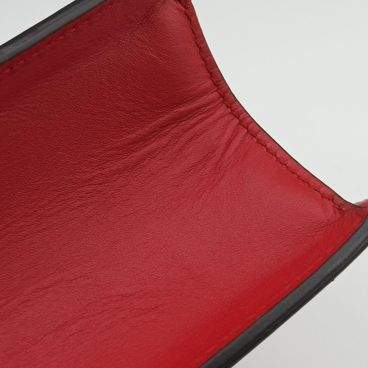 Pre-owned Gucci Sylvie Red×navy Leather 421882 shoulderbag | stylenewstar