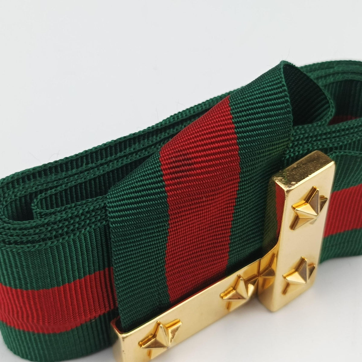 Pre-owned Gucci Sylvie Red×navy Leather 421882 shoulderbag | stylenewstar