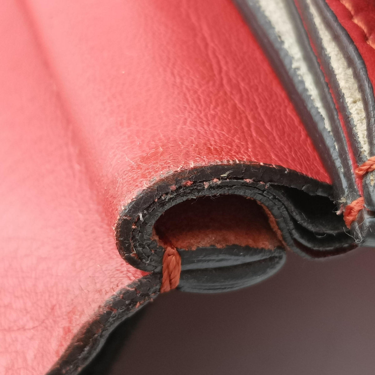 Pre-owned Chloe FAYE Red Leather × suede  shoulderbag | stylenewstar