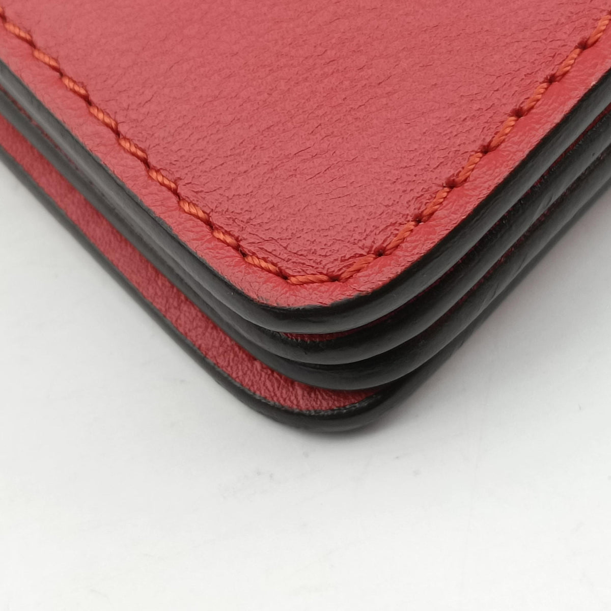 Pre-owned Chloe FAYE Red Leather × suede  shoulderbag | stylenewstar