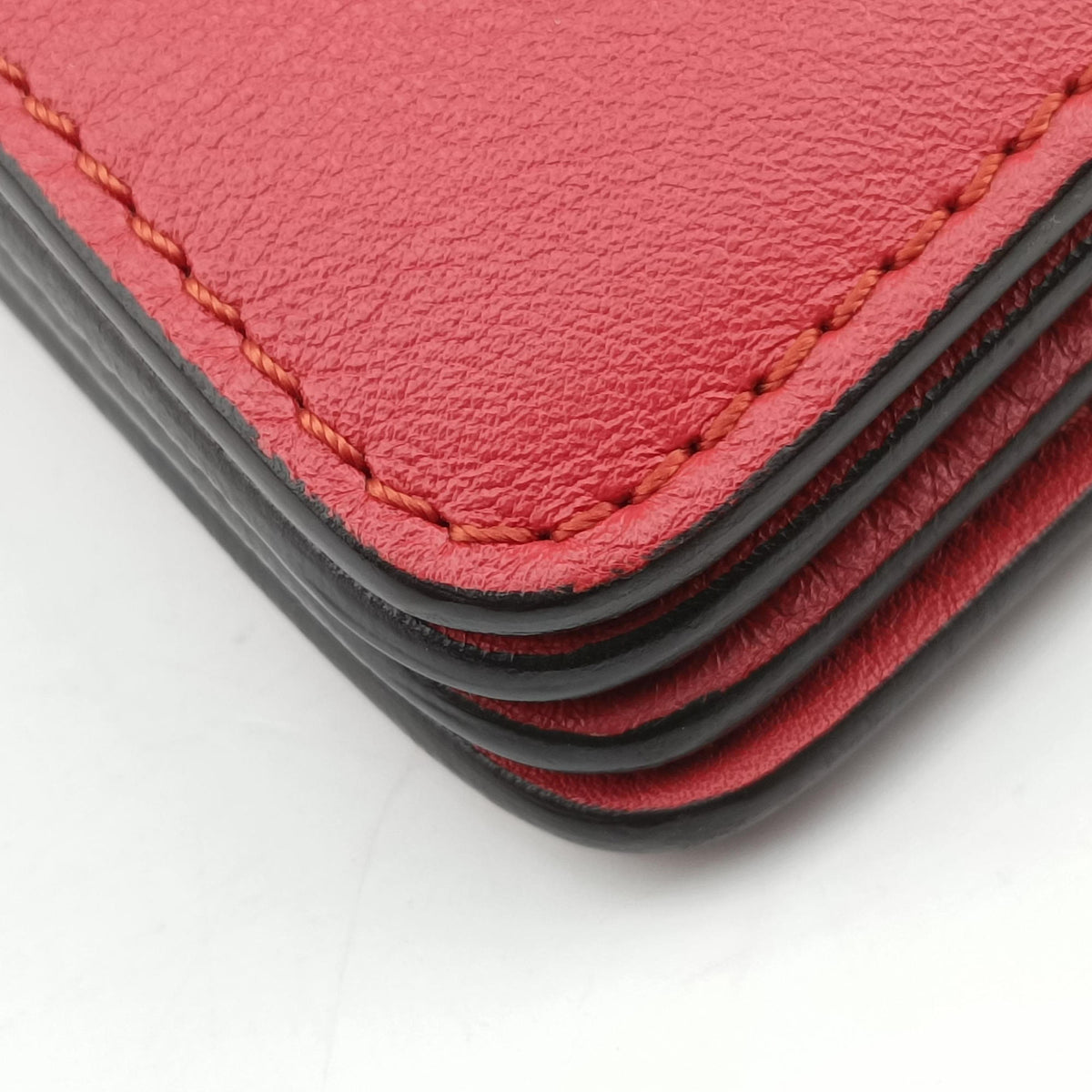 Pre-owned Chloe FAYE Red Leather × suede  shoulderbag | stylenewstar