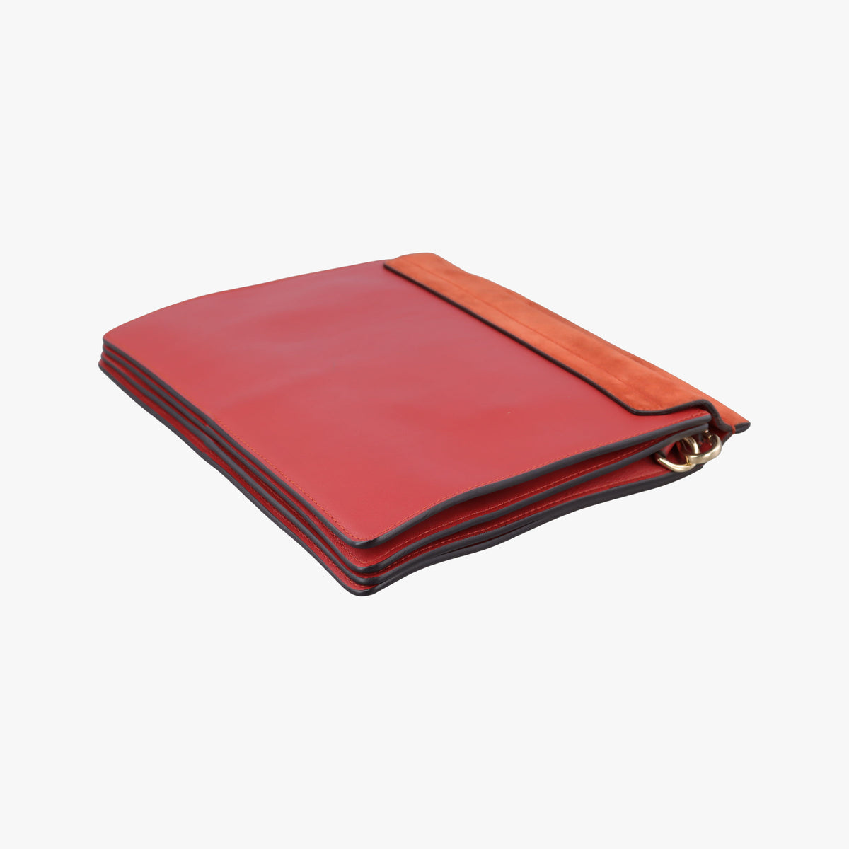Pre-owned Chloe FAYE Red Leather × suede  shoulderbag | stylenewstar
