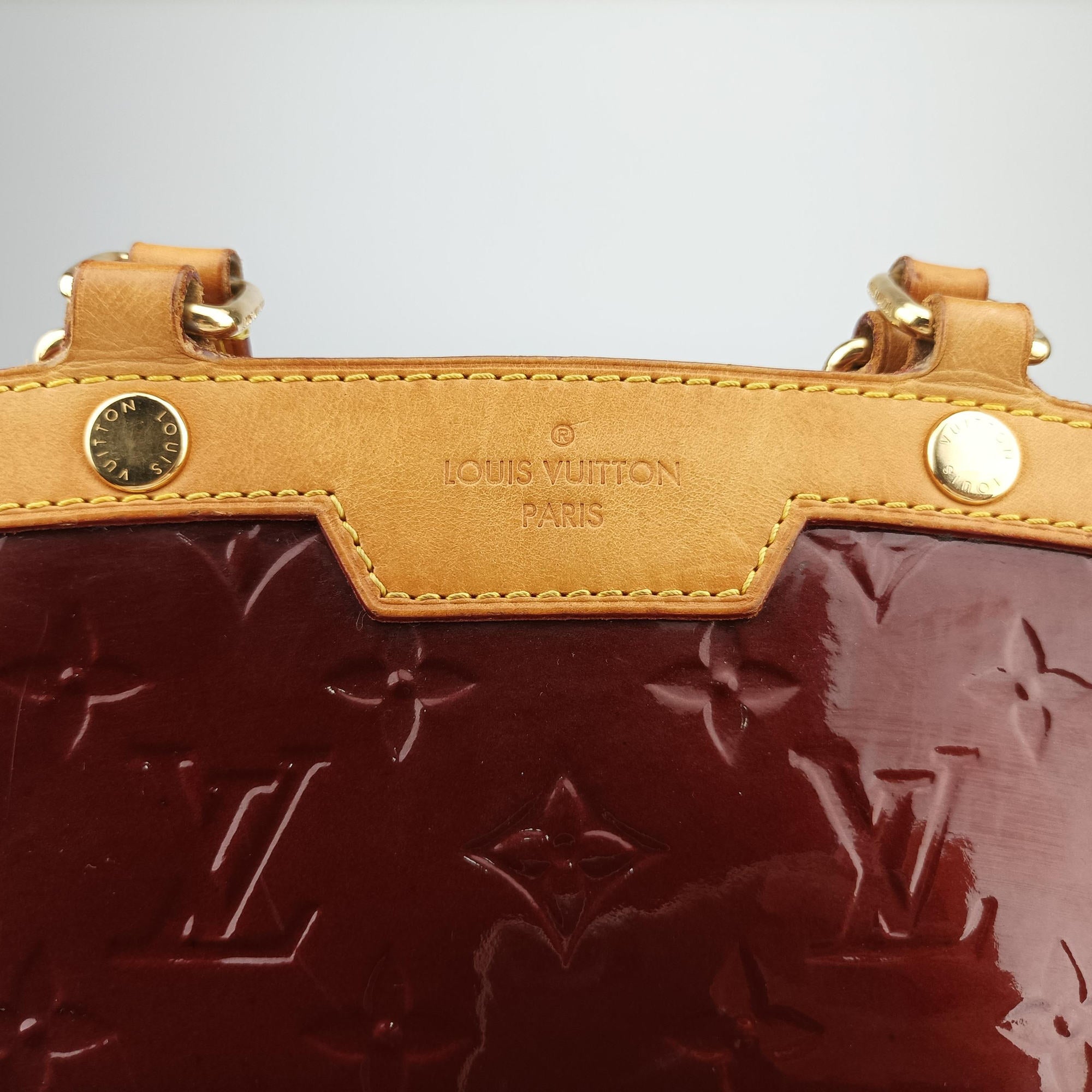 Pre-owned Louis Vuitton Brea MM ROUGE FAUVISTE Vernis M91690 shoulderbag | stylenewstar