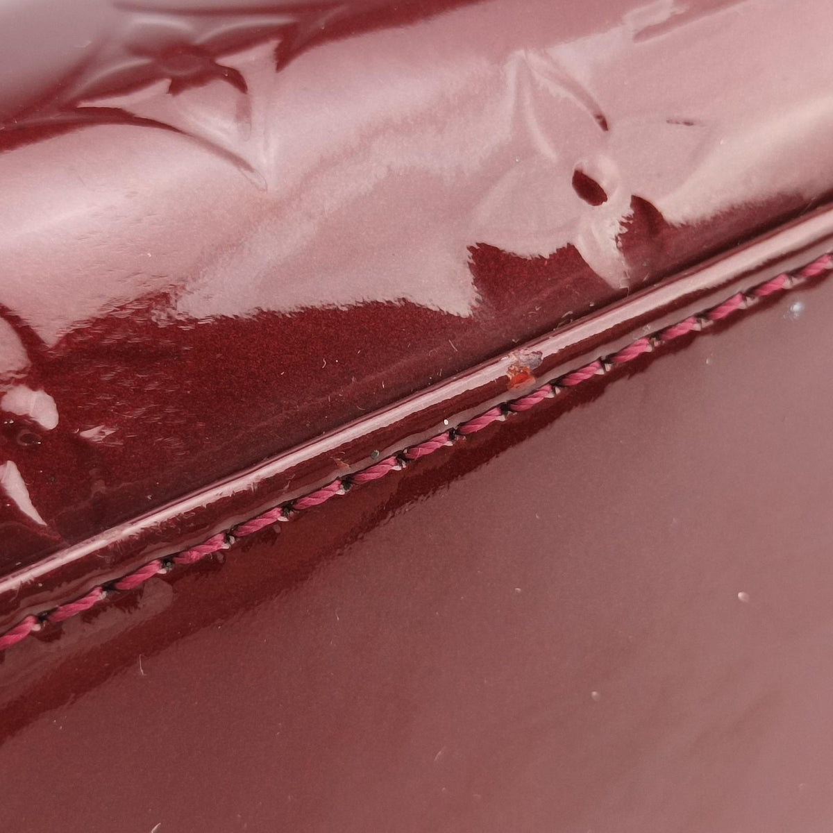Pre-owned Louis Vuitton Brea MM ROUGE FAUVISTE Vernis M91690 shoulderbag | stylenewstar