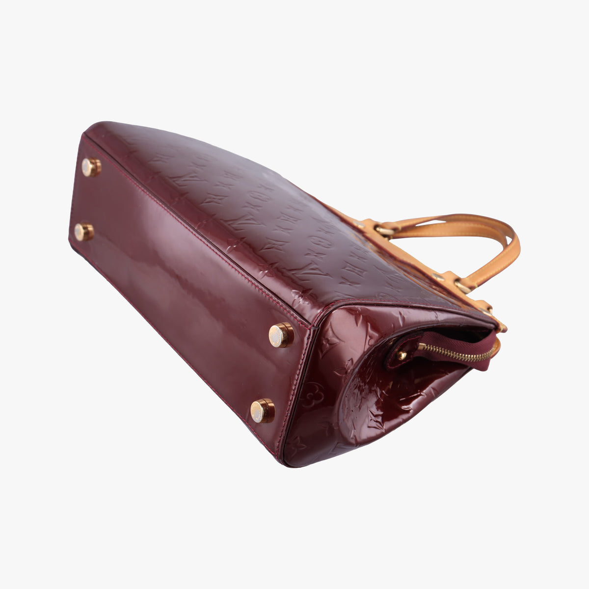 Pre-owned Louis Vuitton Brea MM ROUGE FAUVISTE Vernis M91690 shoulderbag | stylenewstar