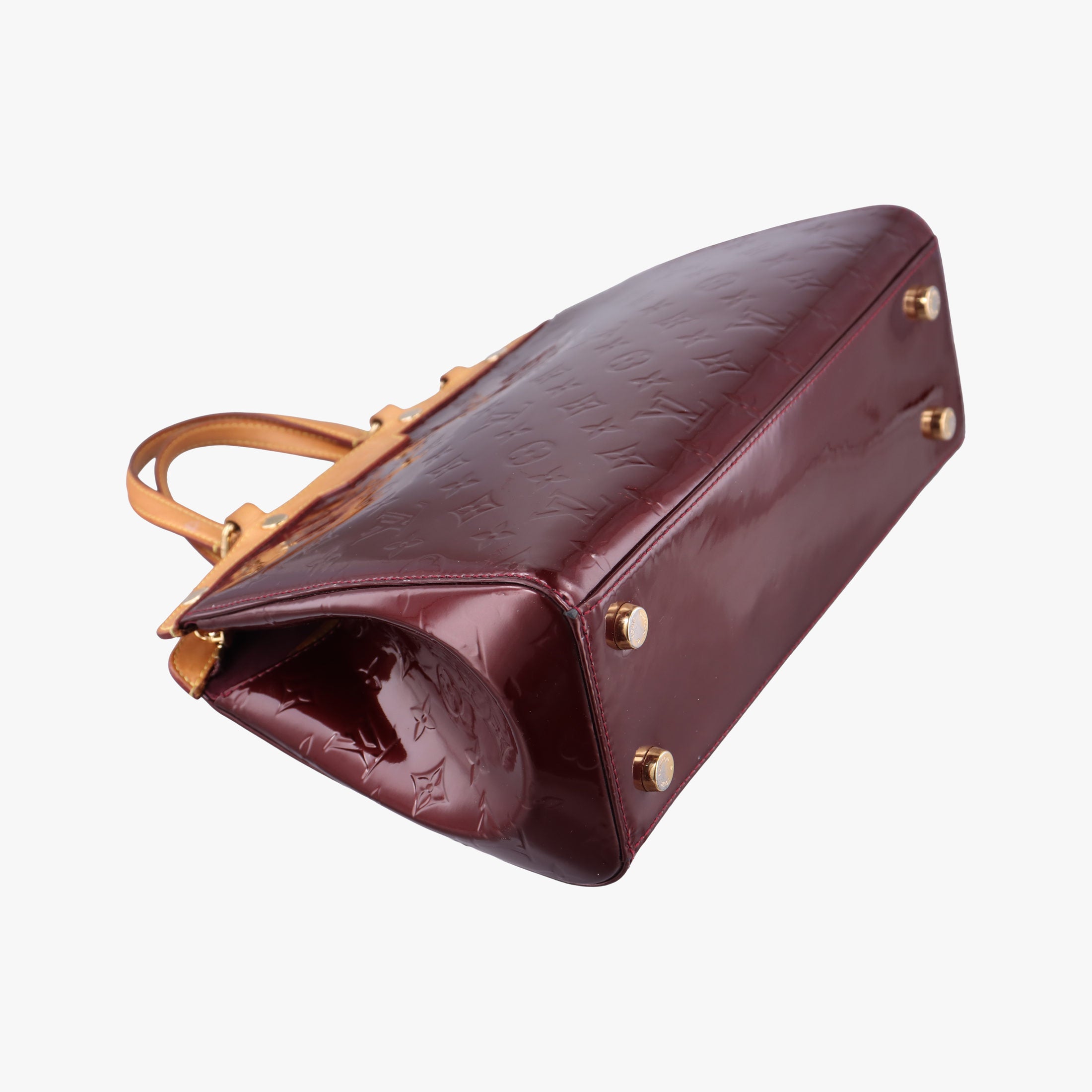 Pre-owned Louis Vuitton Brea MM ROUGE FAUVISTE Vernis M91690 shoulderbag | stylenewstar