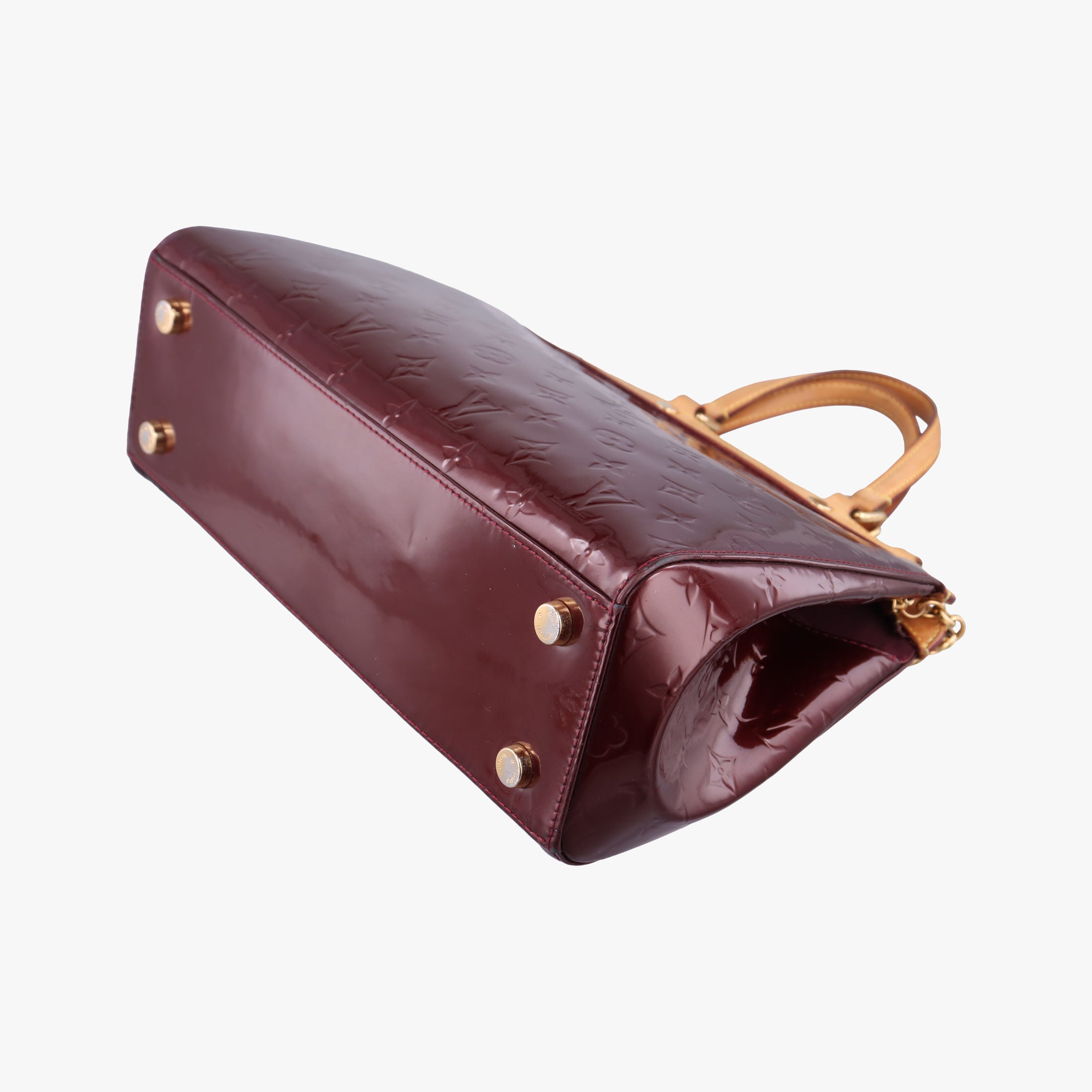 Pre-owned Louis Vuitton Brea MM ROUGE FAUVISTE Vernis M91690 shoulderbag | stylenewstar