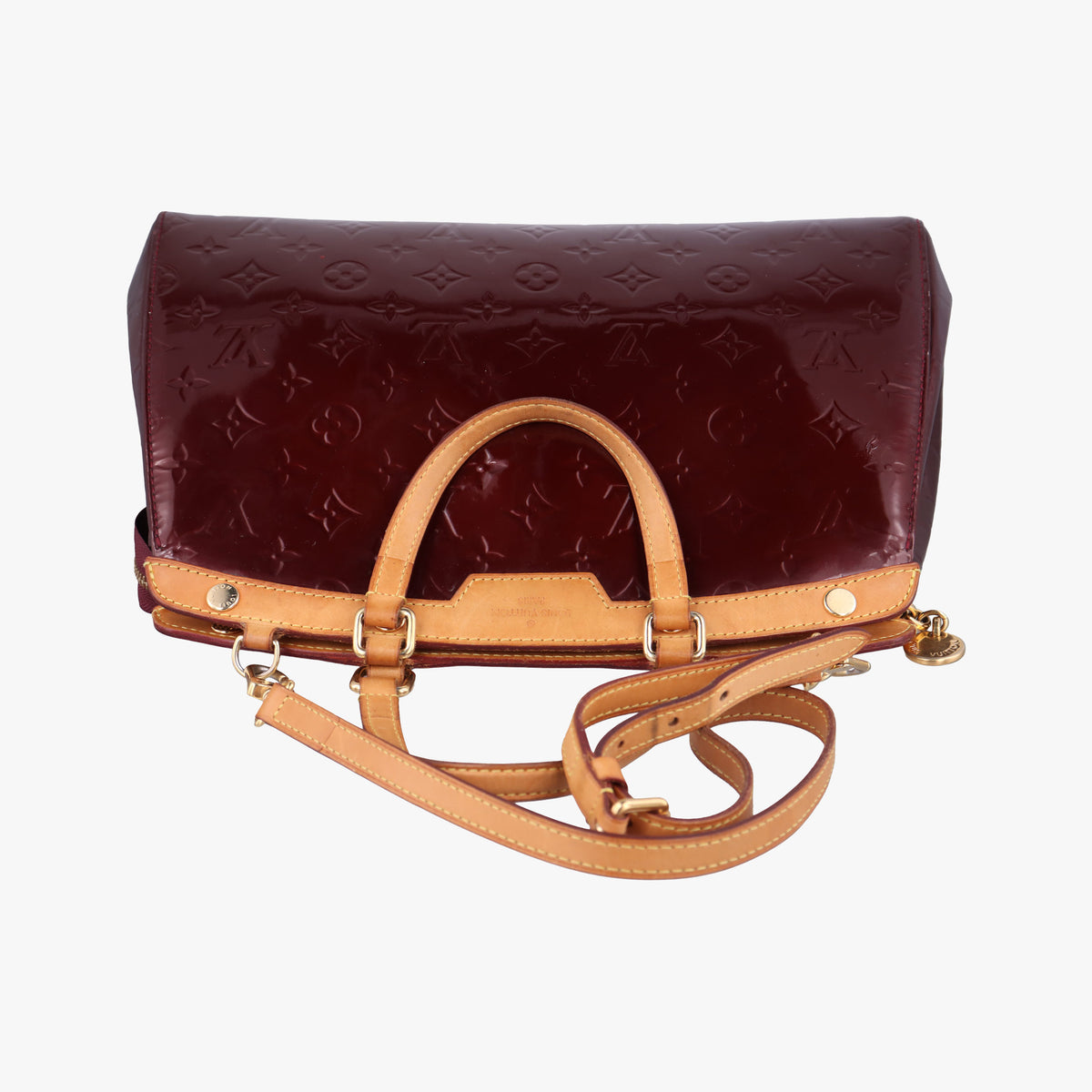 Pre-owned Louis Vuitton Brea MM ROUGE FAUVISTE Vernis M91690 shoulderbag | stylenewstar