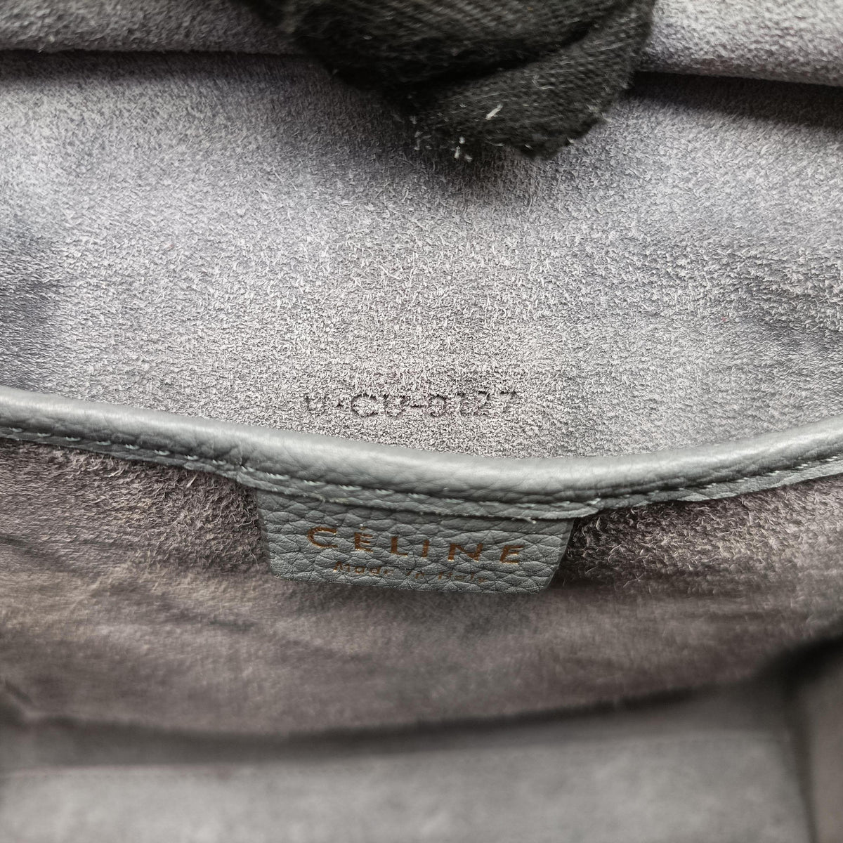 Pre-owned Celine luggage nano shopper Grey Leather  shoulderbag | stylenewstar