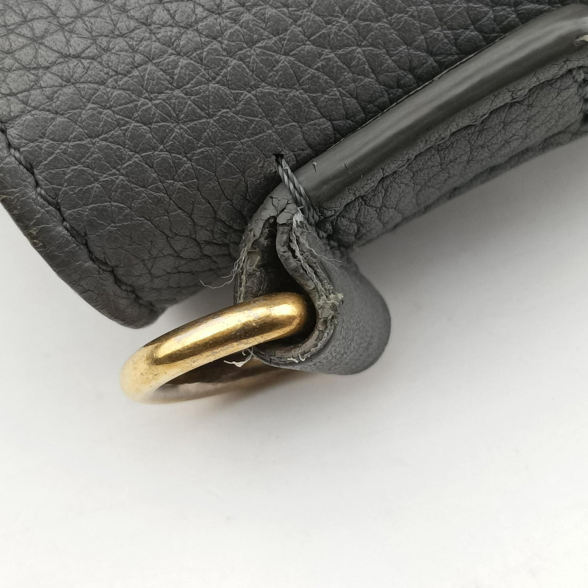 Pre-owned Celine luggage nano shopper Grey Leather  shoulderbag | stylenewstar
