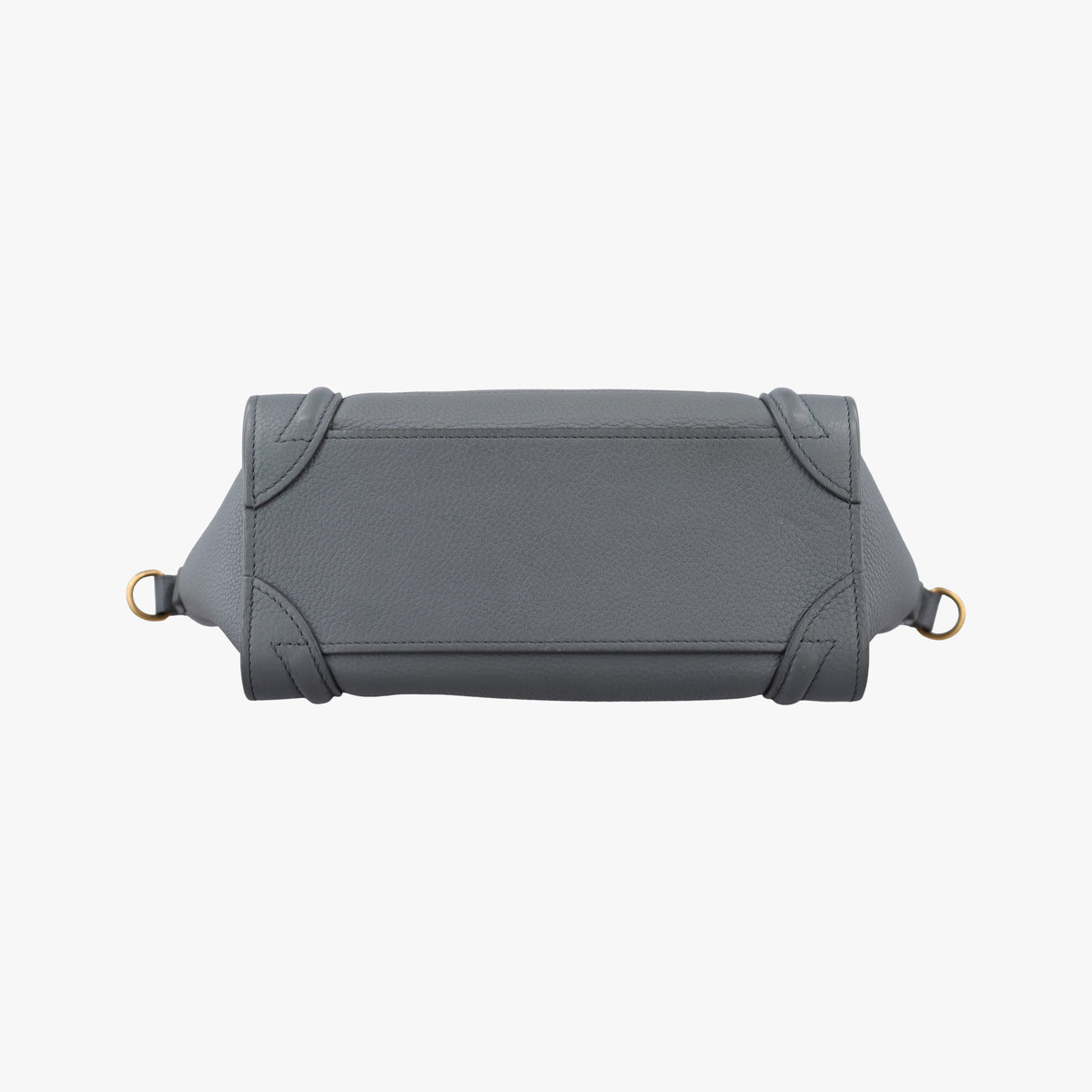 Pre-owned Celine luggage nano shopper Grey Leather  shoulderbag | stylenewstar