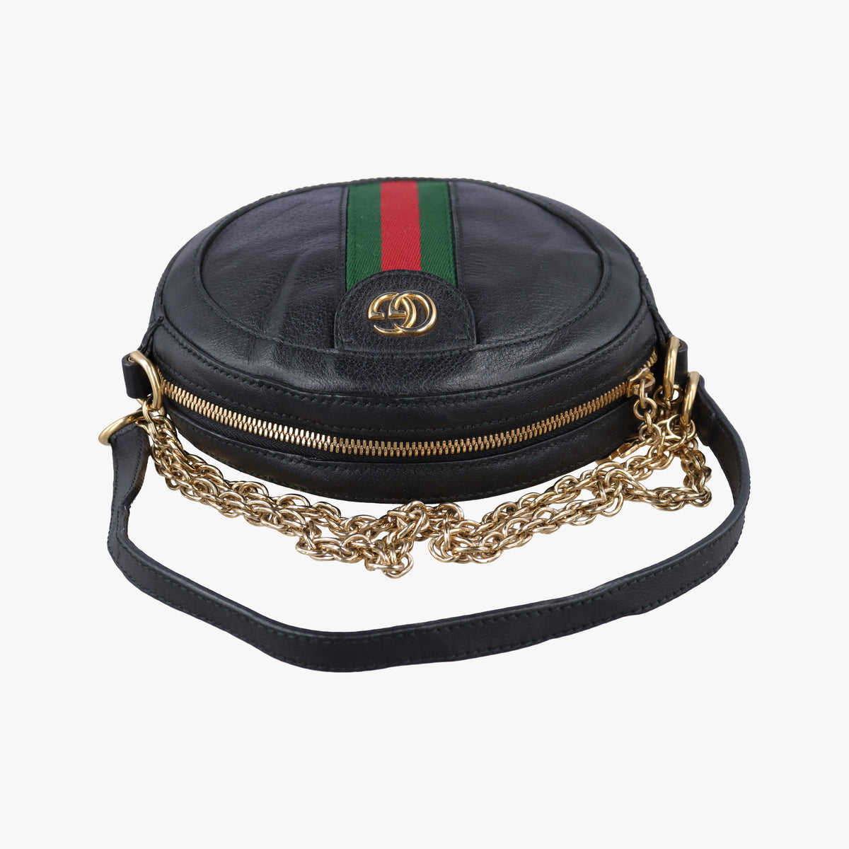 Secondhand Gucci Ophidia Black Leather 550618 shoulderbag | stylenewstar