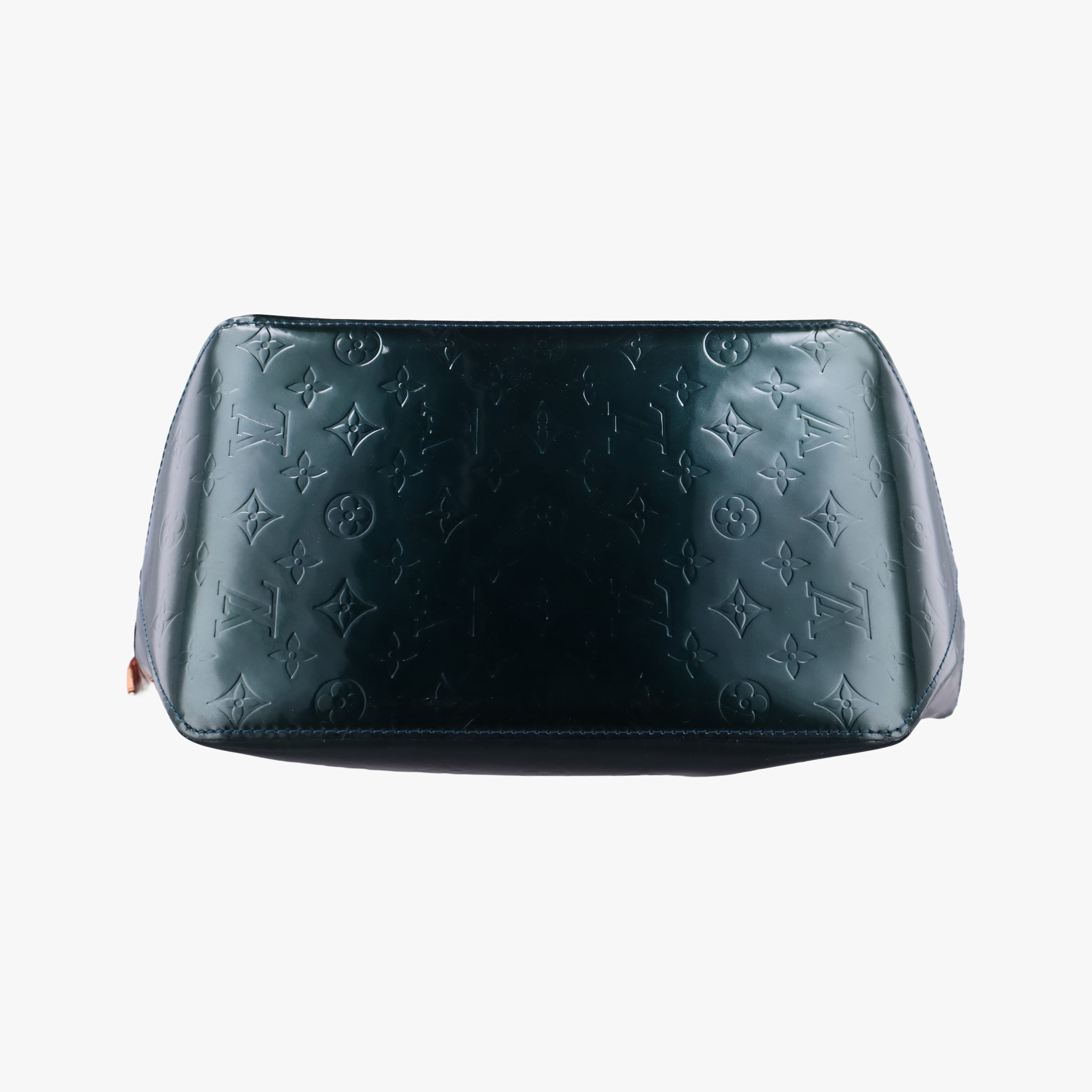 Pre-owned Louis Vuitton BellevuePM BLEU NUIT Vernis M93671 handbag | stylenewstar