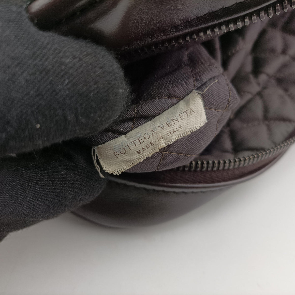 Pre-owned Bottega Veneta Intrecciato Brown Lambskin  shoulderbag | stylenewstar