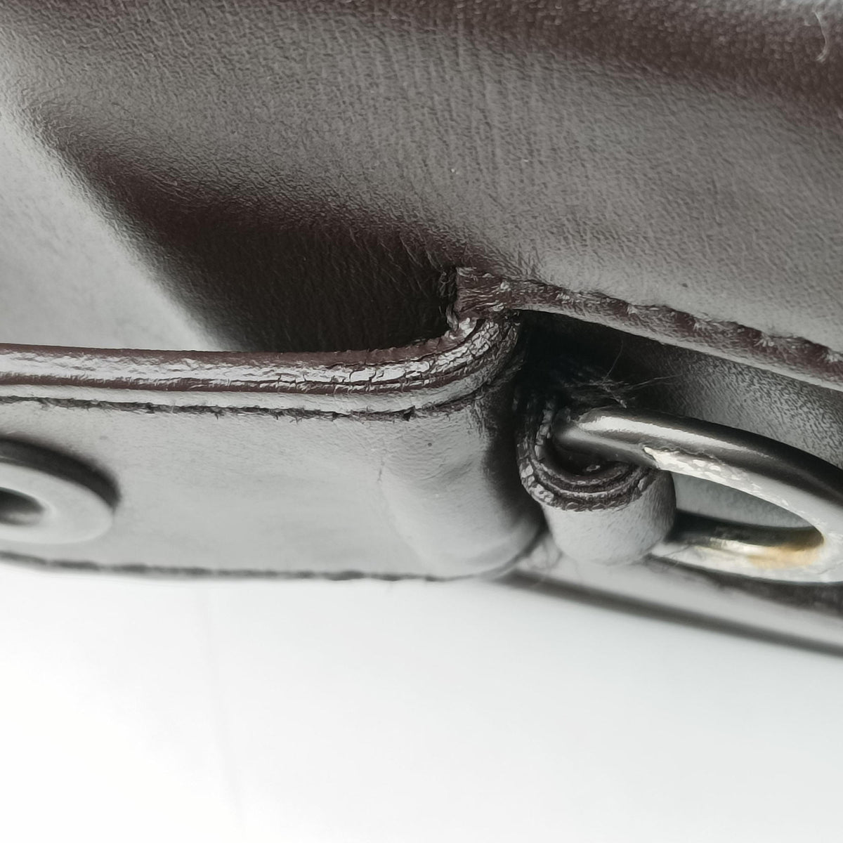 Pre-owned Bottega Veneta Intrecciato Brown Lambskin  shoulderbag | stylenewstar